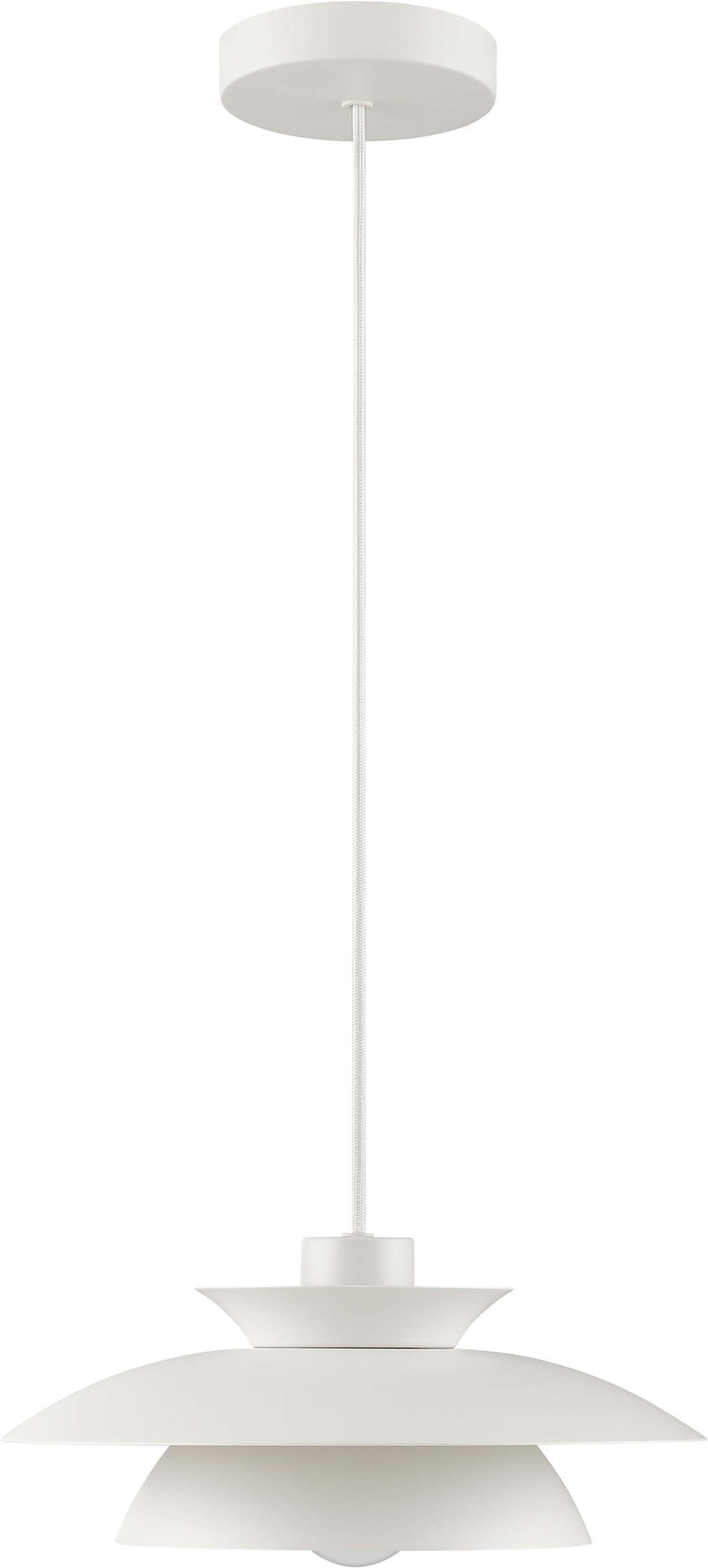 Brilliant Pendelleuchte »Appia« E27 1 Stk. Doppelschirm, Ø 30,5 cm, H 120 cm, E27 Fassung, Metall