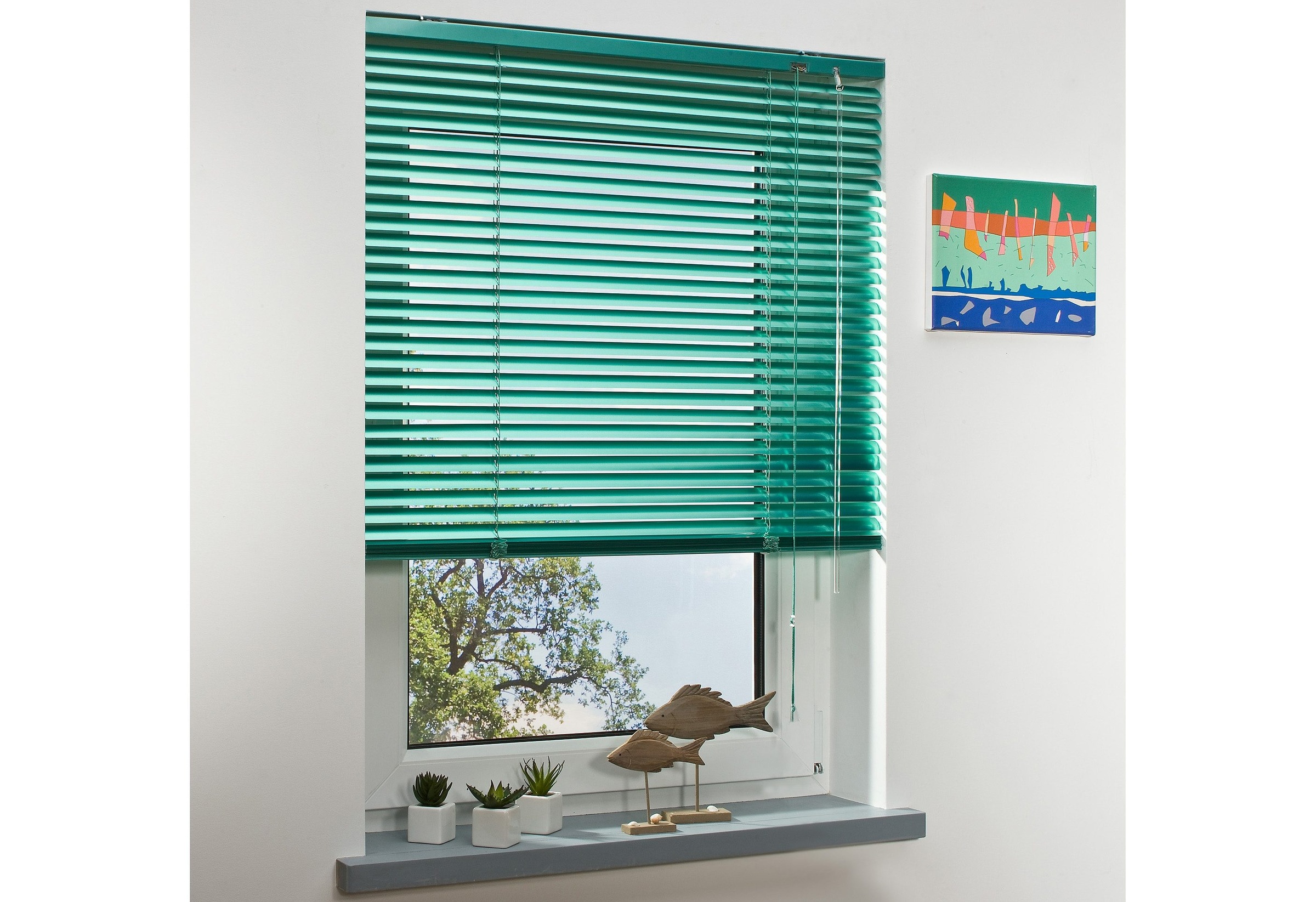 Liedeco Jalousie "Aluminium-Jalousie" mit Bohren freihängend Aluminium günstig online kaufen