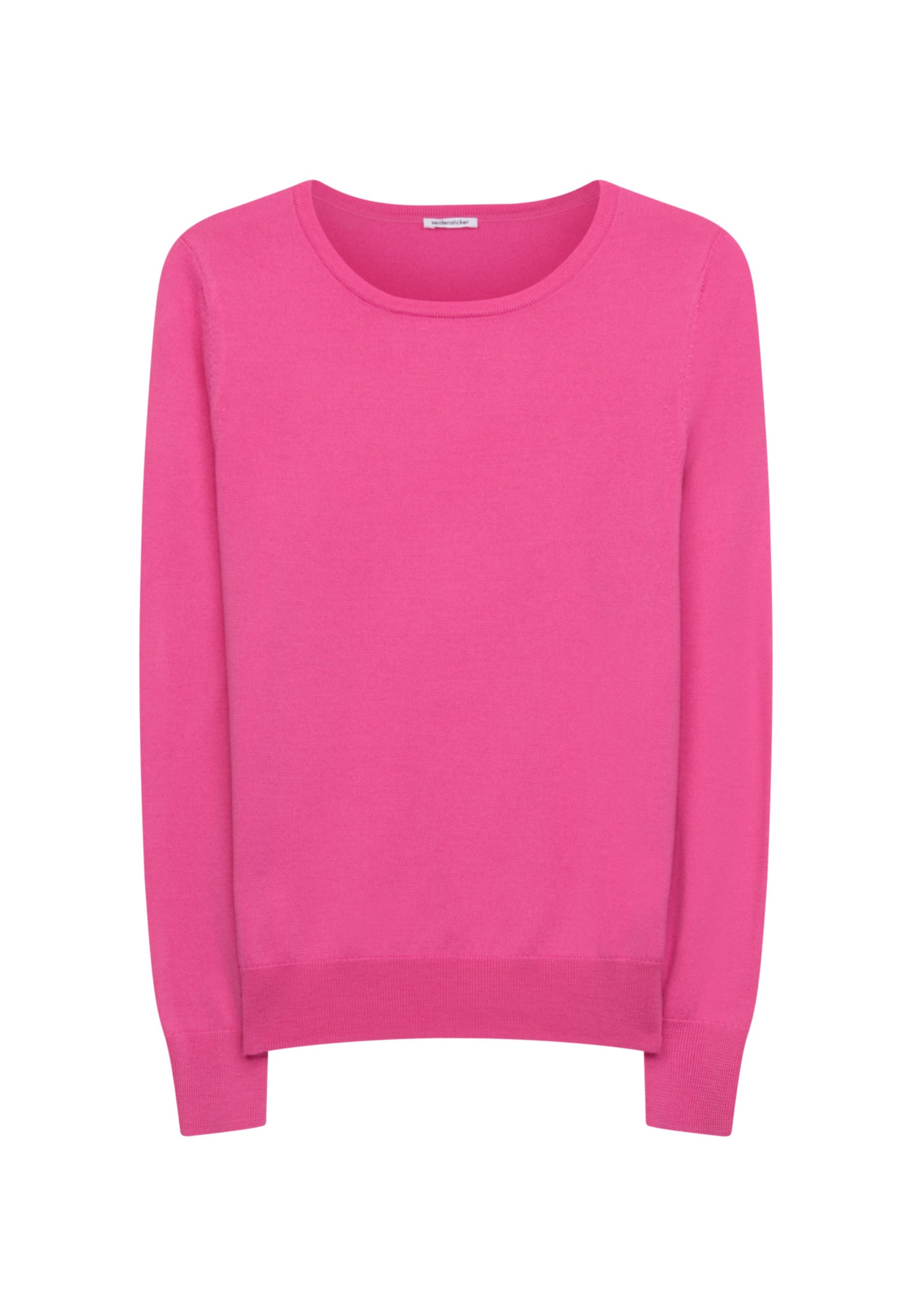 seidensticker Strickpullover »Schwarze Rose«, Rundhals Uni