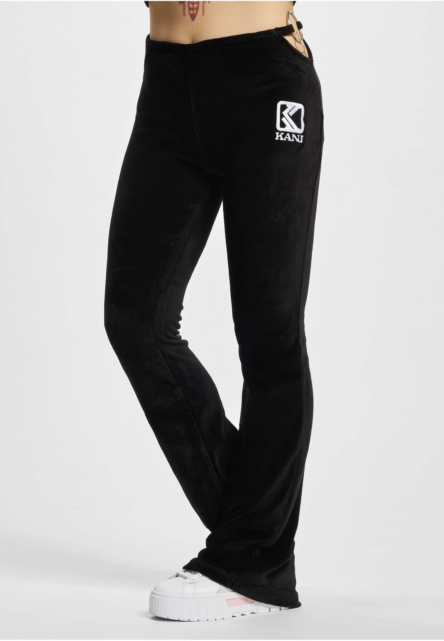 Karl Kani Leggings »Karl Kani Damen KW223-016-1 KK OG Velvet Flared Leggings«