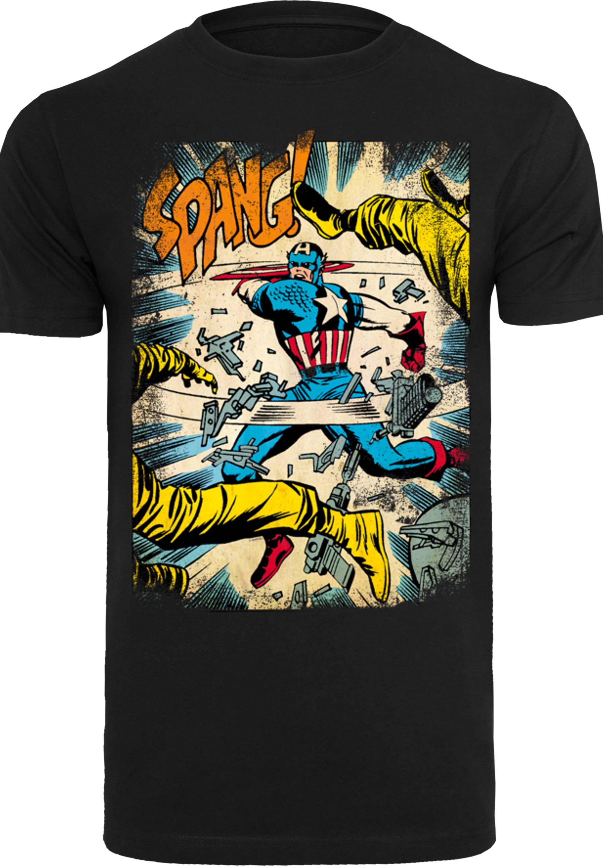 F4NT4STIC T-Shirt »Marvel Captain America Spang«, Print