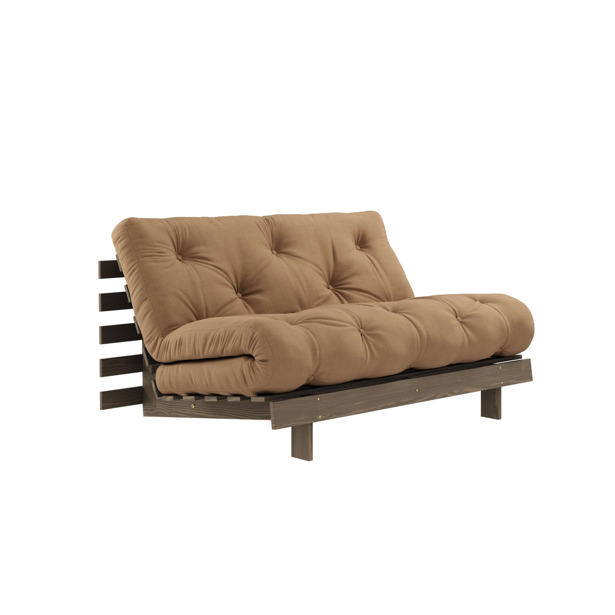 Karup Design Daybett "Roots Sofa Bed, Schlafsofa, Bettfunktion, FSC-Massivholz" Inkl. Futonmatratze, Made in Europe, langlebig, B: 140 oder 160 cm