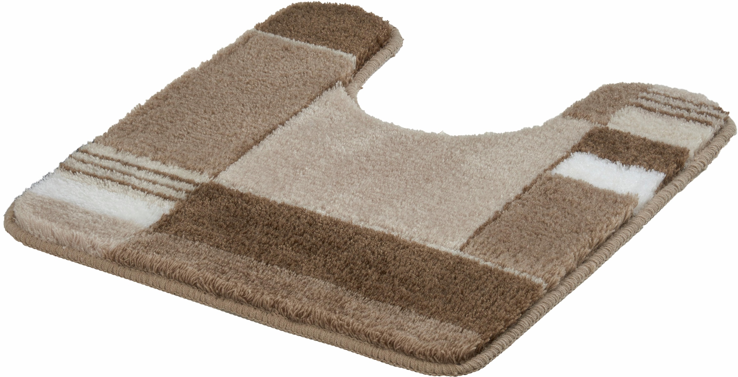 Kleine Wolke Badematte »Padova«, rutschhemmend beschichtet, fußbodenheizungsgeeignet, Badteppich, modernes Design, waschbar