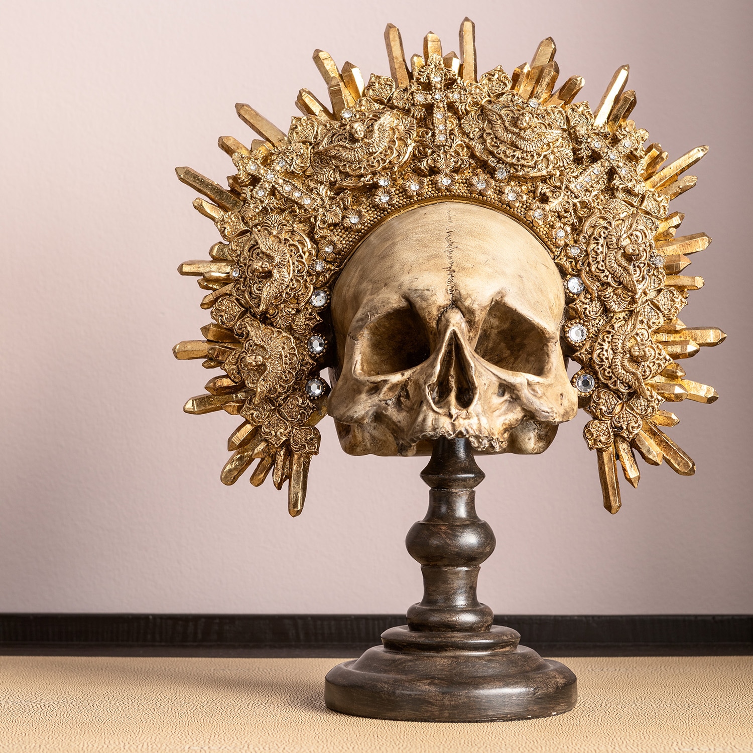 KARE Dekoobjekt »Deko Objekt King Skull 42cm«