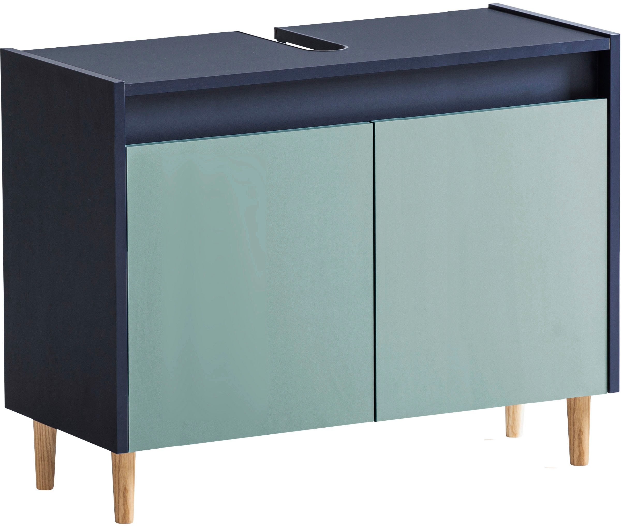 welltime Waschbeckenunterschrank "Lovis, Waschbeckenunterschrank, Made in Germany, B: 80 cm" Solide Verarbeitung - Dieses Produkt ist in Deutschland gefertigt