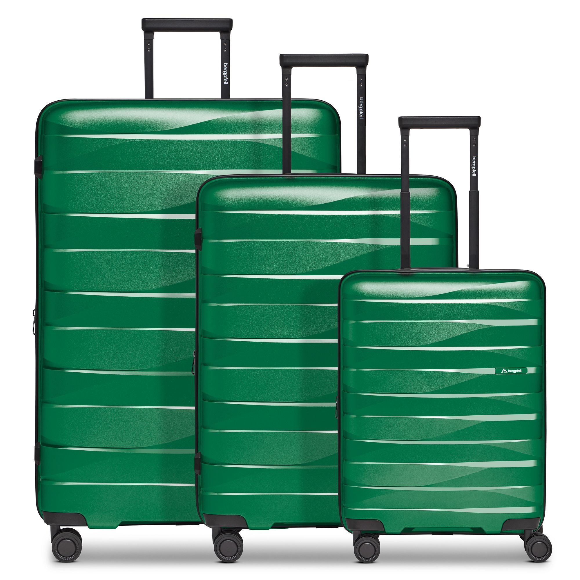 Bergpfeil "Travel 4-Rollen Kofferset 3-tlg. mit Dehnfalte"