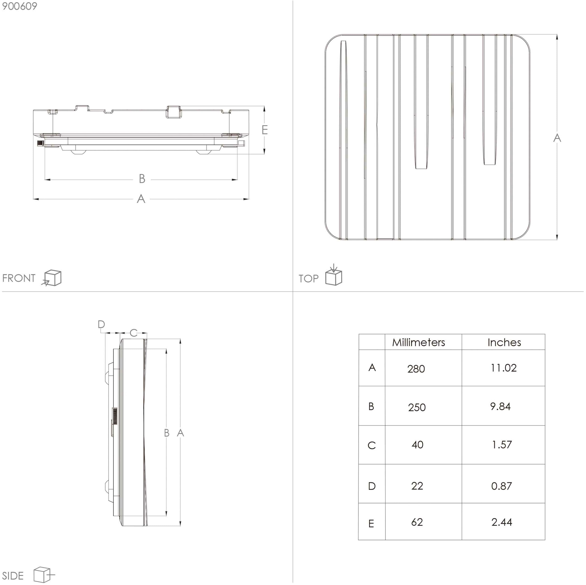 EGLO Deckenleuchte »FERENTINO«, Leuchtmittel LED-Modul | LED fest integriert, Deckenlampe mit Dekor, LED-Panel, weiß, Deckenbeleuchtung, 28 x 28 cm