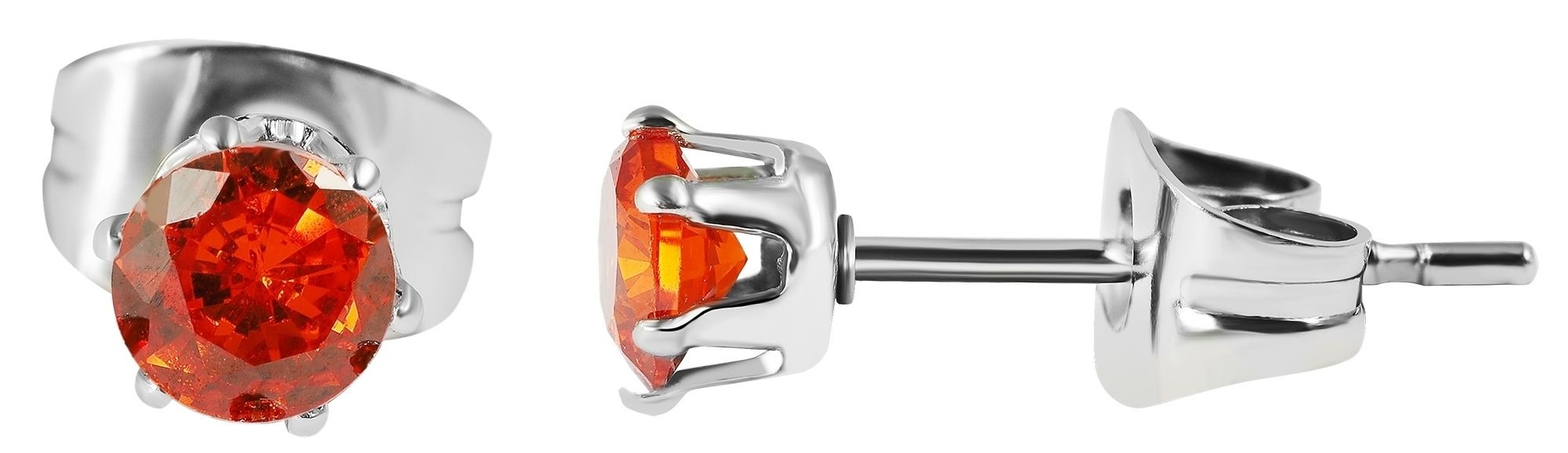 Adelia´s Paar Ohrhänger "Damen Ohrringe – Ohrstecker aus Edelstahl mit Zirk günstig online kaufen