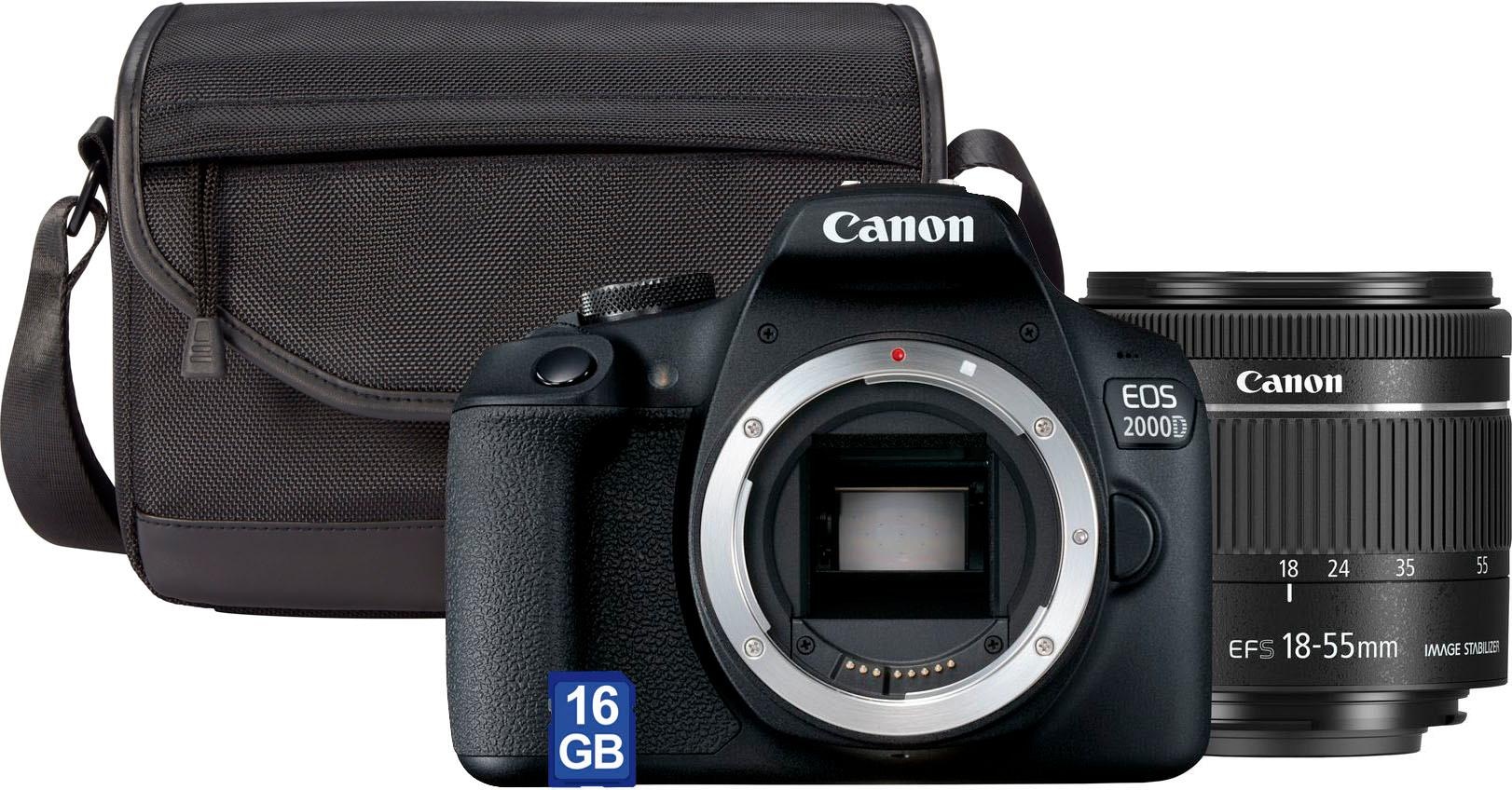 Canon Spiegelreflexkamera »EOS 2000D Kit« EF...