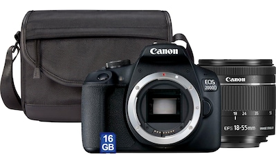 Canon Spiegelreflexkamera »EOS 2000D EF-S 18-55 IS II Value Up Kit«, EF-S 18-55 IS II,... kaufen