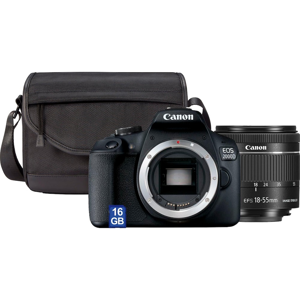 Canon Spiegelreflexkamera »EOS 2000D EF-S 18-55 IS II Value Up Kit«, EF-S 18-55 IS II,... kaufen