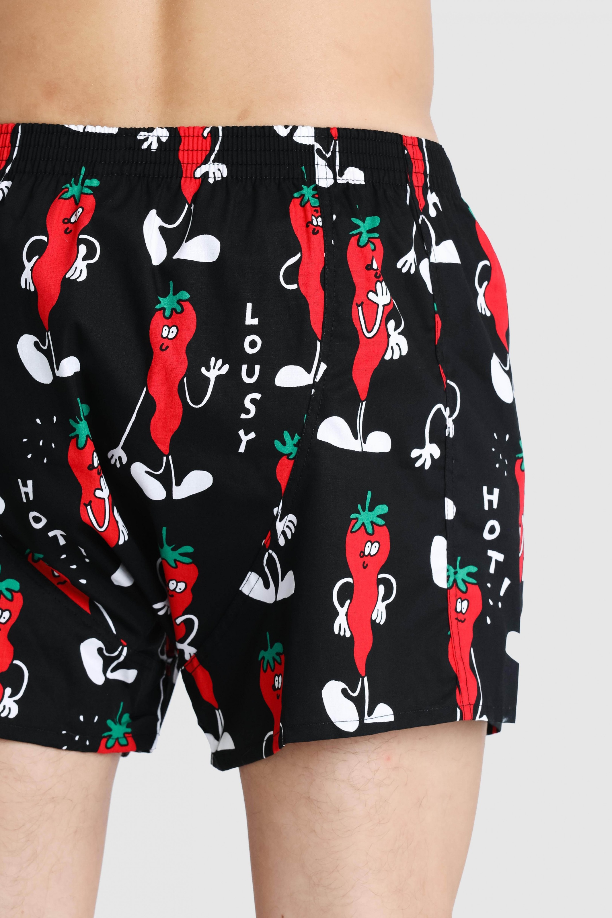 Lousy Livin Boxershorts »Pizza & Chilli« mit buntem Allover-Print