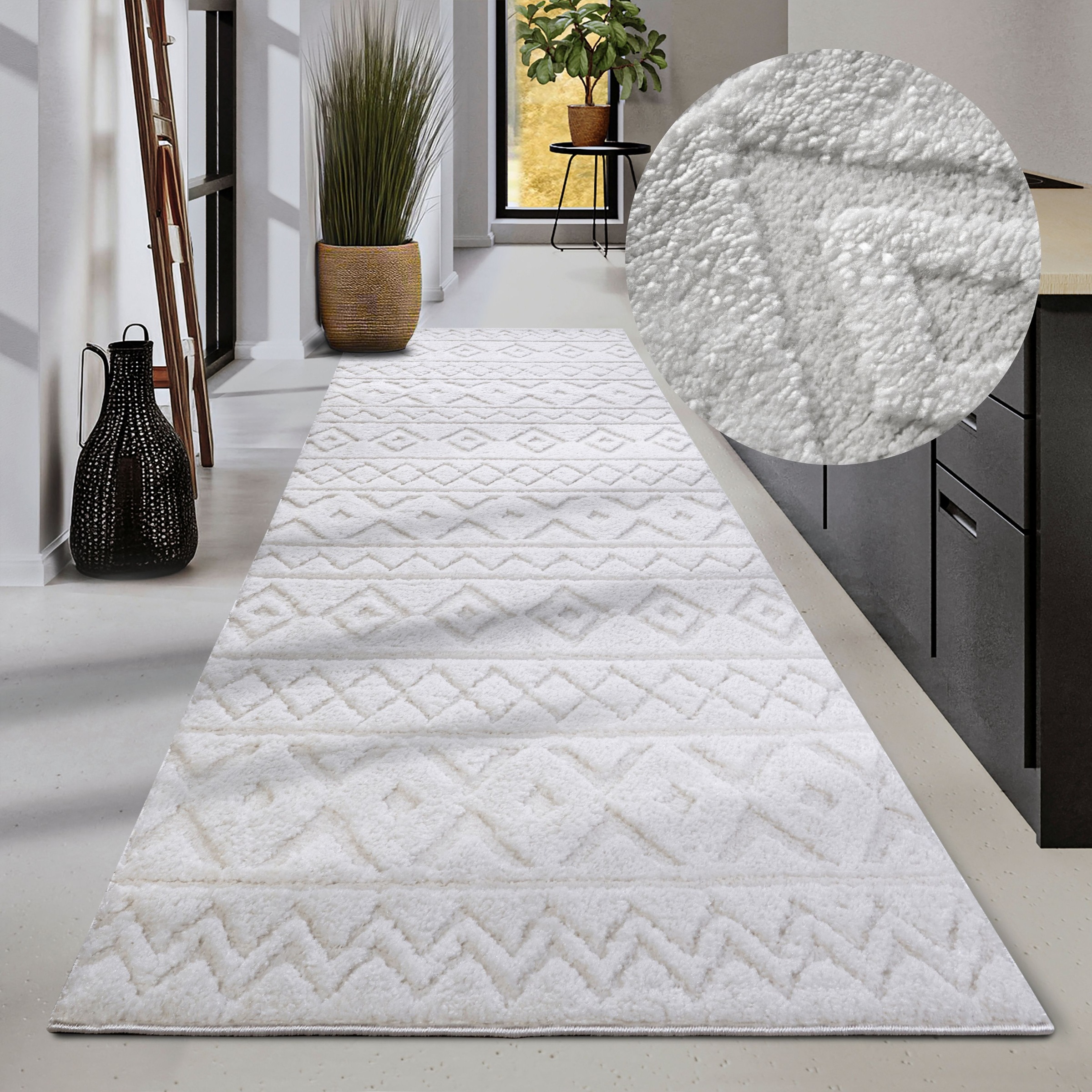 ELLE DECORATION Designteppich "Itinerance" rechteckig 18 mm Höhe Hochflor, günstig online kaufen