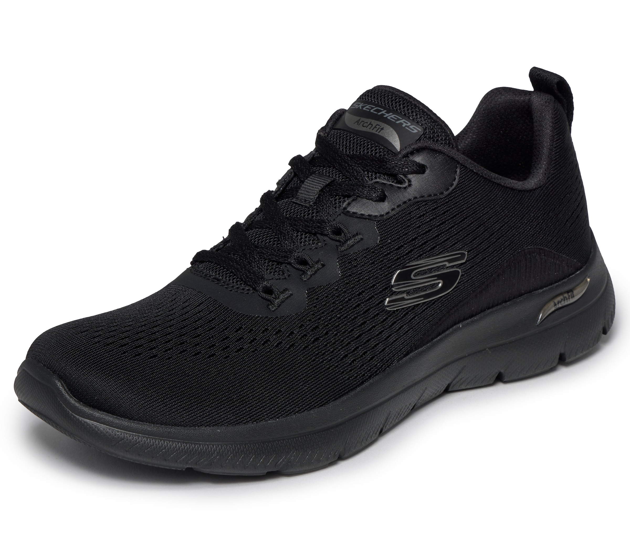 Skechers Sneaker "ARCH FIT SUMMITS-DAILY FLOW" Schnürschuh, Halbschuh, Freizeitsneaker für Maschinenwäsche geeignet
