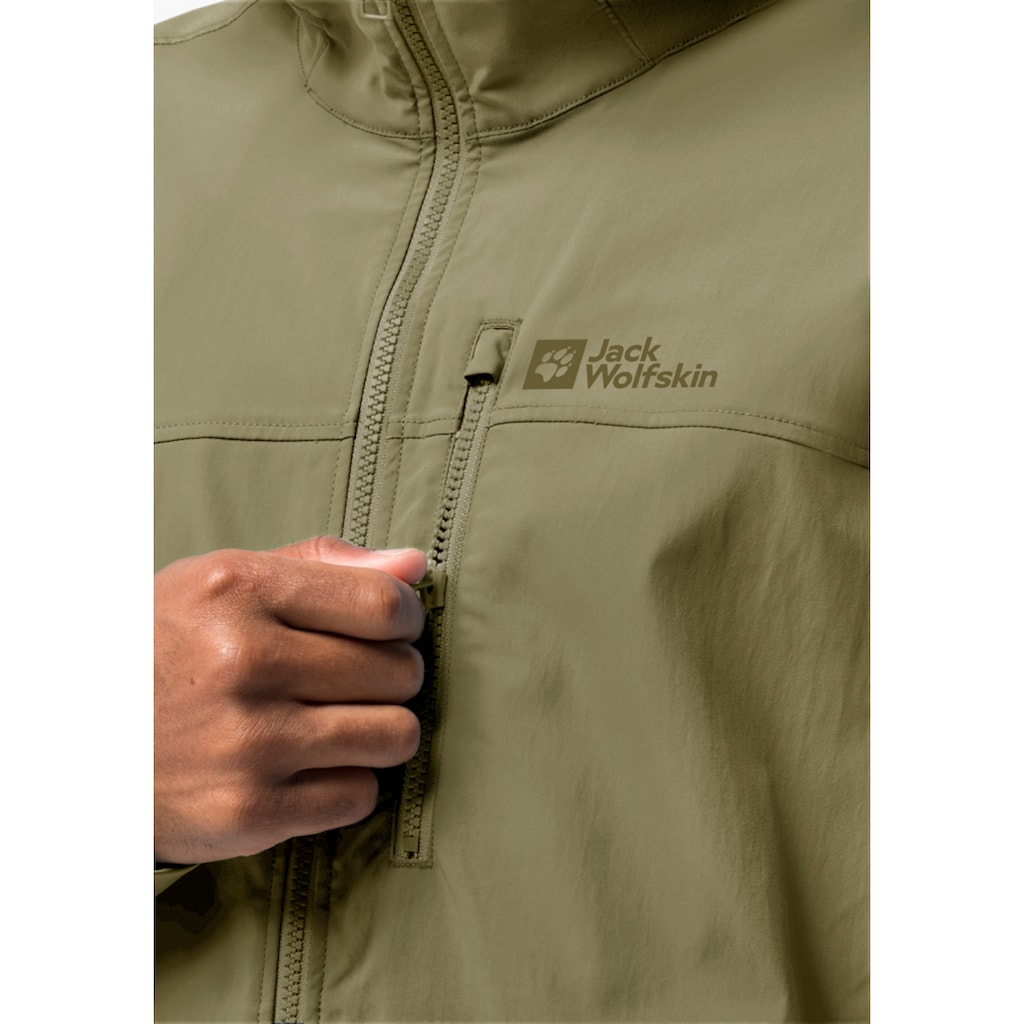 Jack Wolfskin Windbreaker »DESERT WIND JACKET M«, mit Kapuze