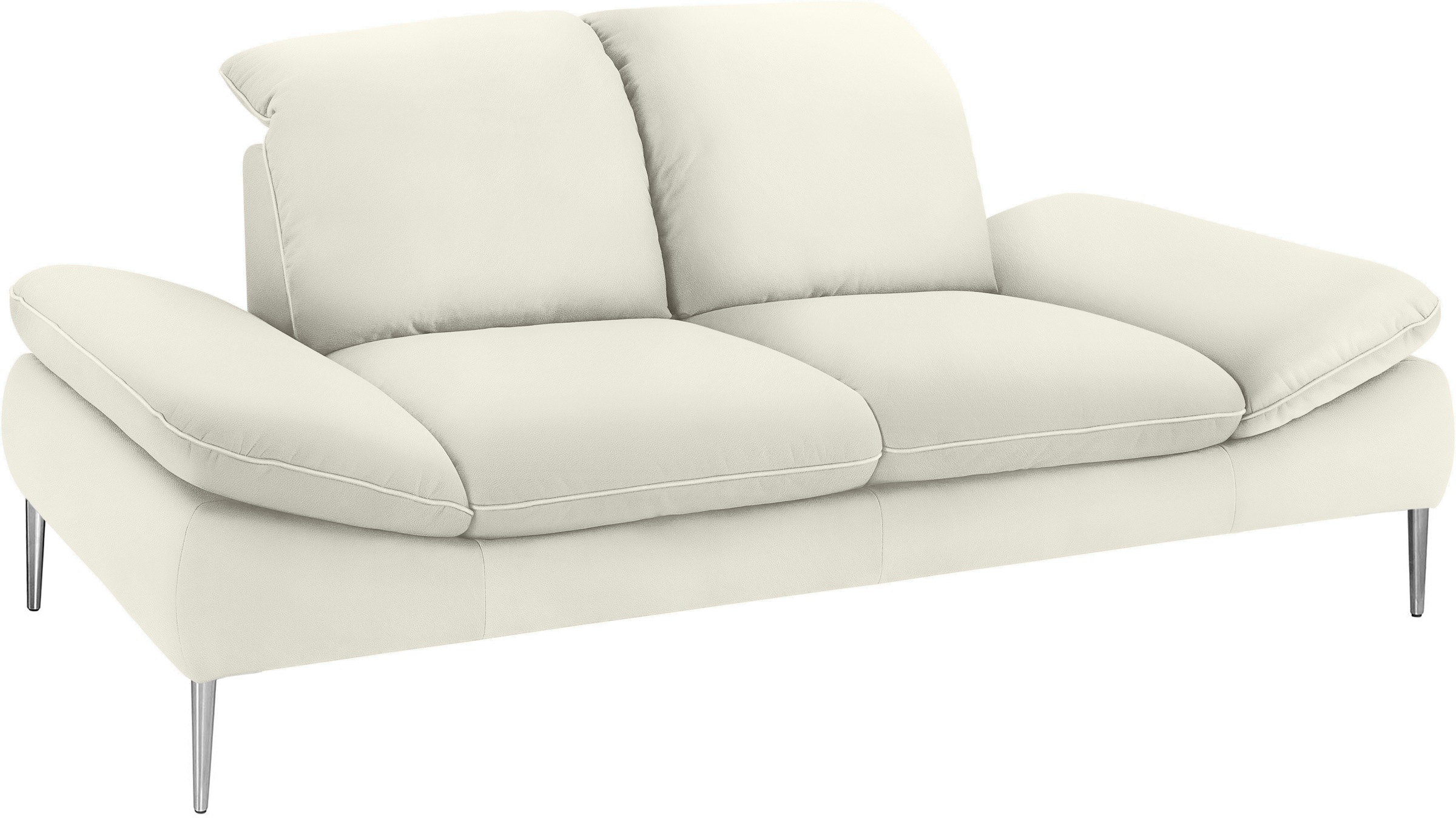 W.SCHILLIG 2,5-Sitzer »enjoy&MORE«, mit Sitztiefenverstellung, Füße silber matt, Breite 232 cm