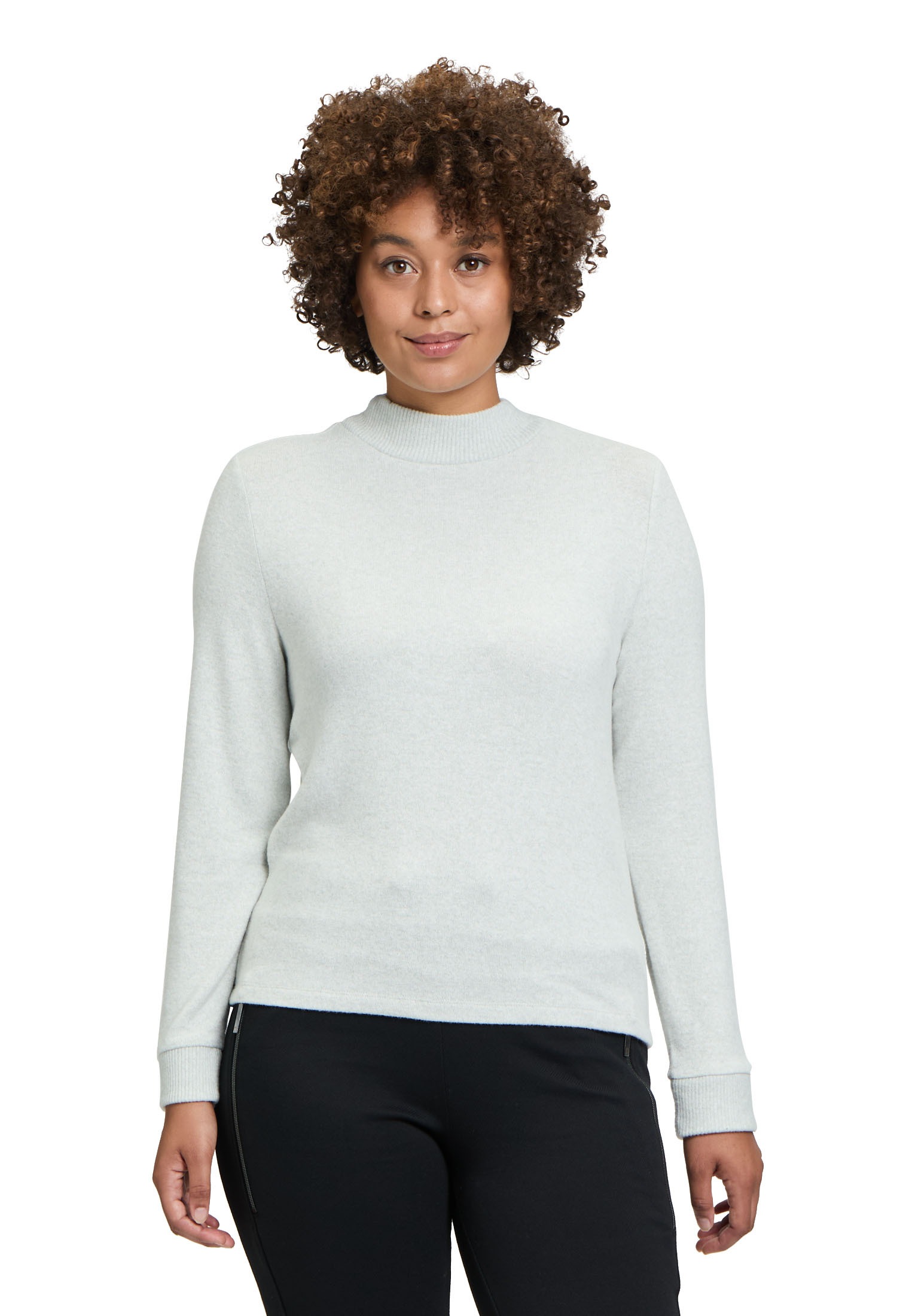 Cartoon Sweatshirt "Cartoon Damen Langarm-Shirt mit Kragen", Material günstig online kaufen