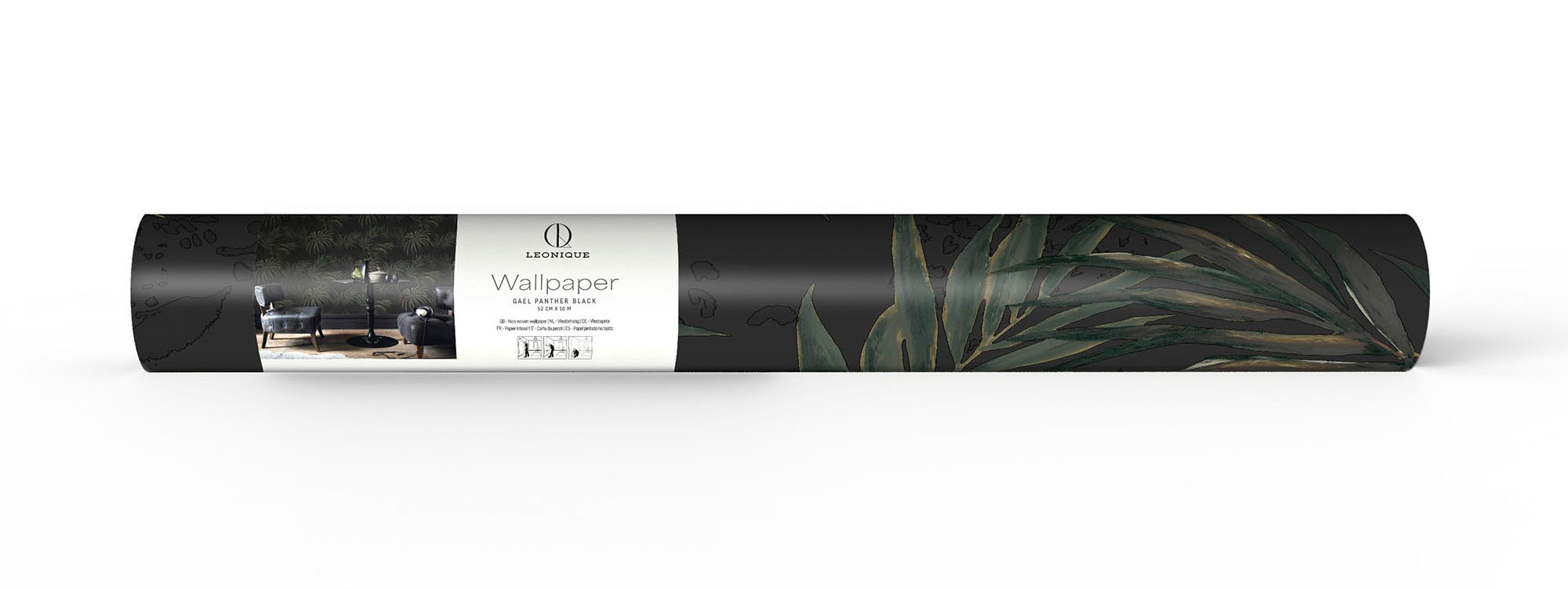 Leonique Vliestapete »Gael Panther«, animal print, Design Tapeten