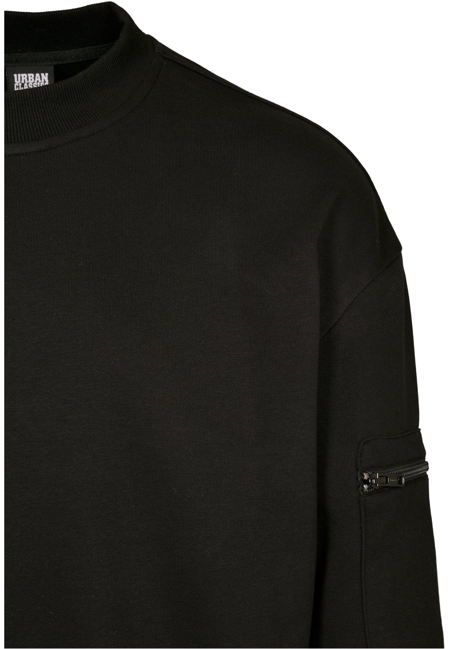 URBAN CLASSICS Rundhalspullover »Urban Classics Herren Training Terry Crew«, (1 tlg.)