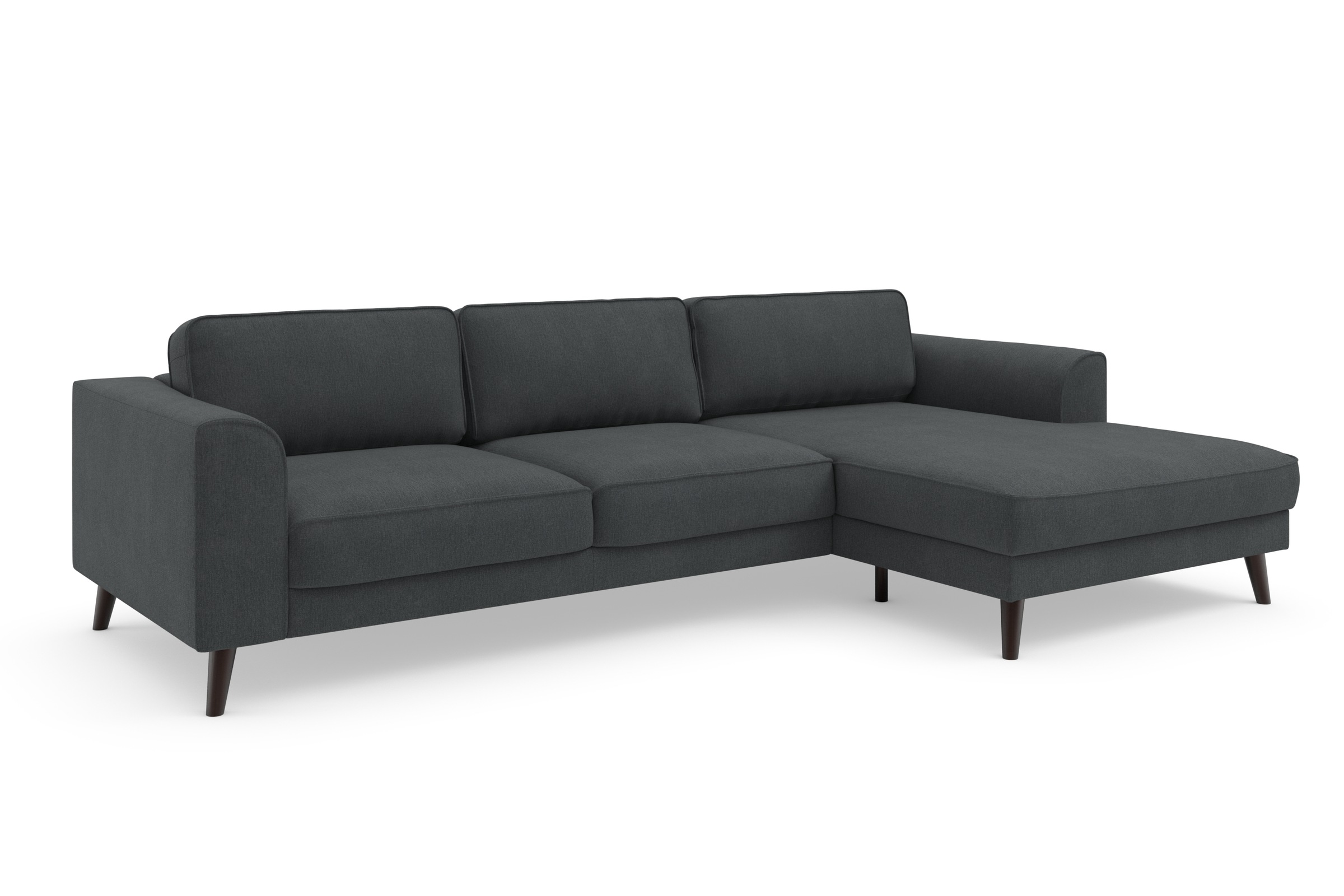 TRENDMANUFAKTUR Ecksofa »Lumber Jack, elegantes Designsofa, zeitlos modern, hoher Sitzkomfort«, wahlweise mit Bettfunktion u. Bettkasten, L-Form