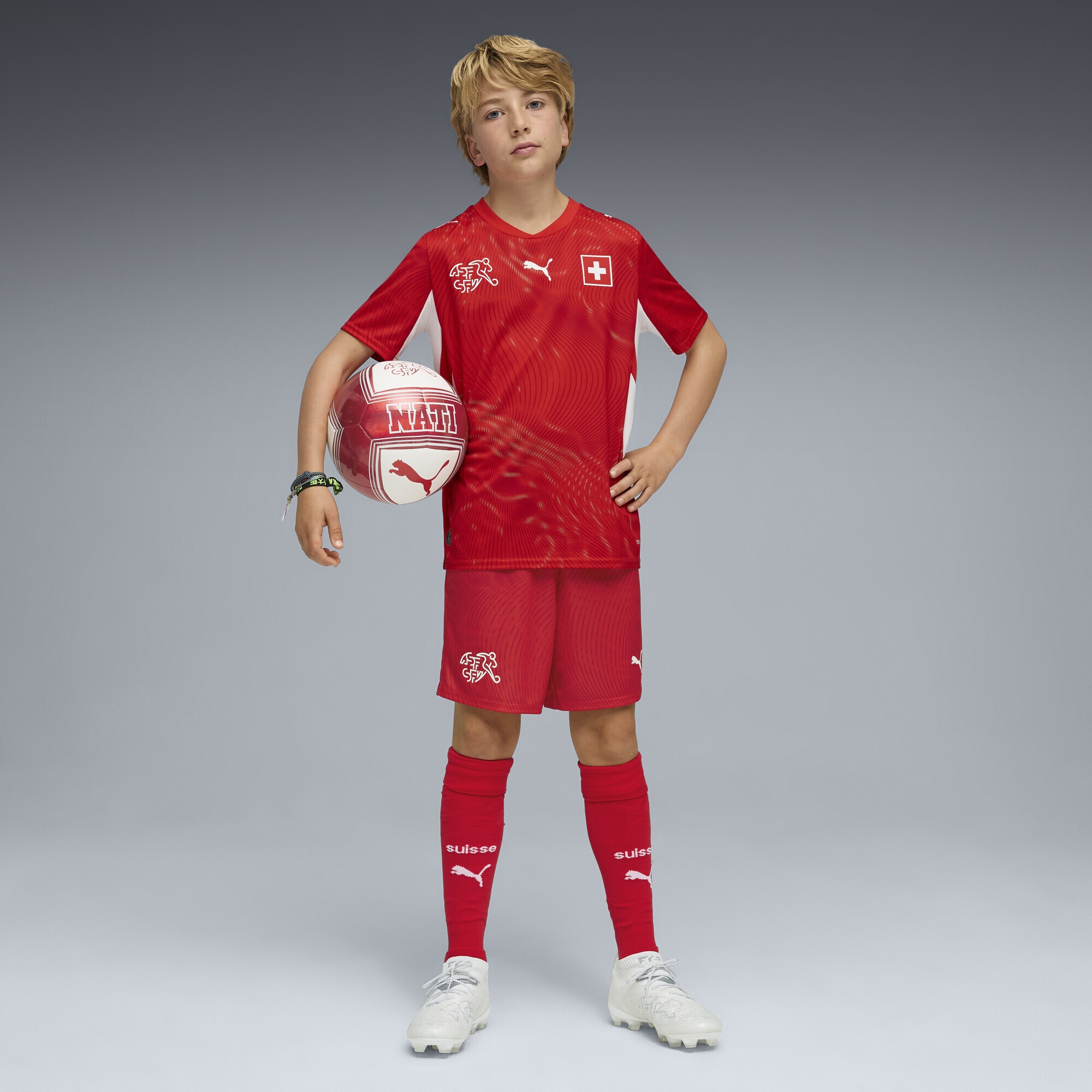 PUMA Sporthose »Schweiz 2026 Shorts Jugendliche«