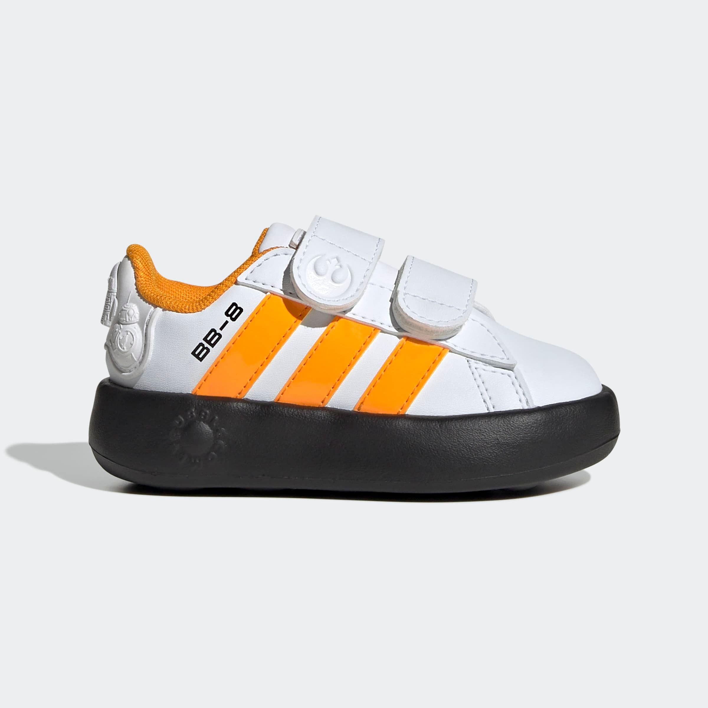 adidas Sportswear Klettschuh »ADIDAS STAR WARS KIDS GRAND COURT 2.0 SCHUH«, Design auf den Spuren des adidas Superstar, für Kinder