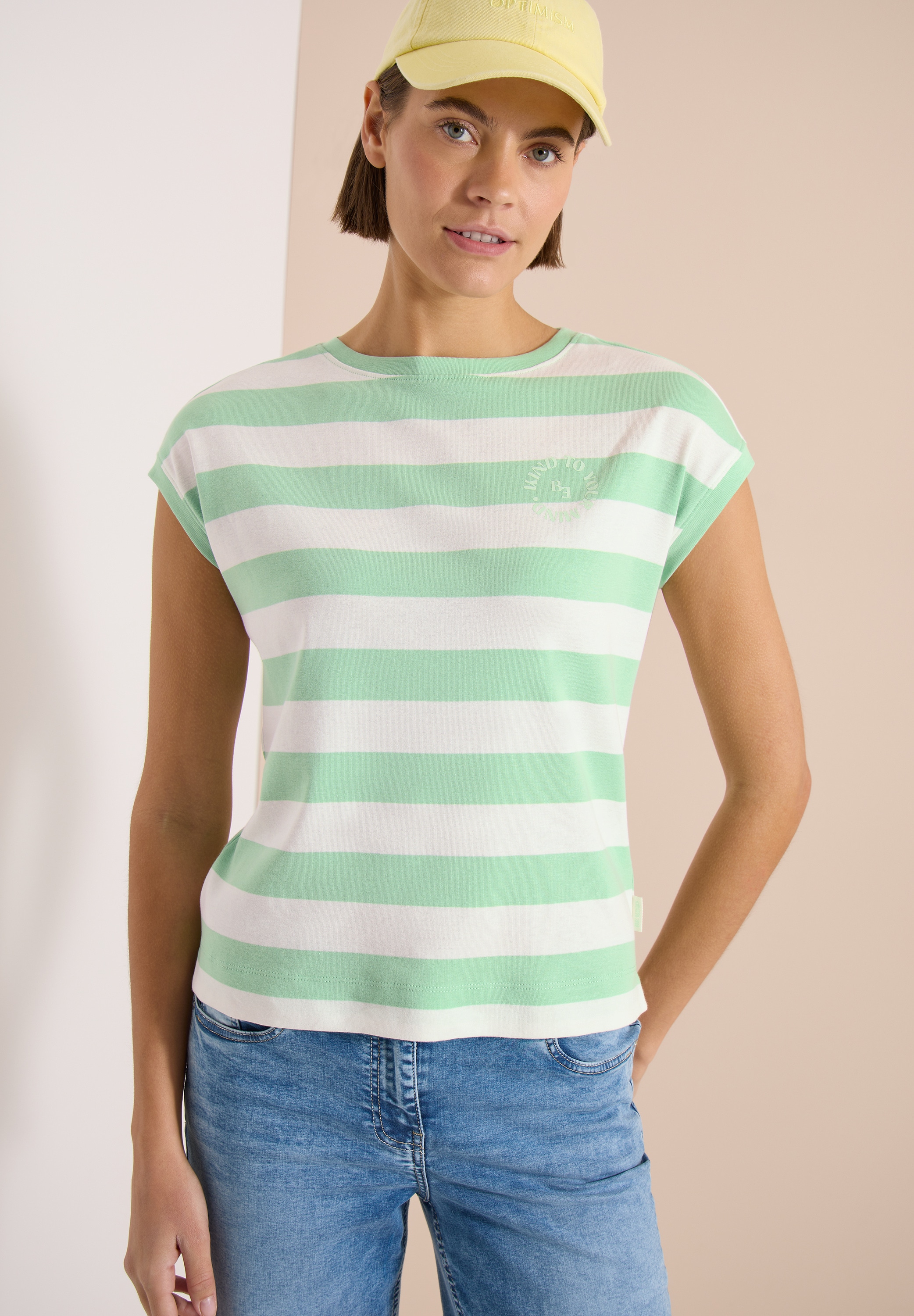 Cecil T-Shirt Mit Printdetail