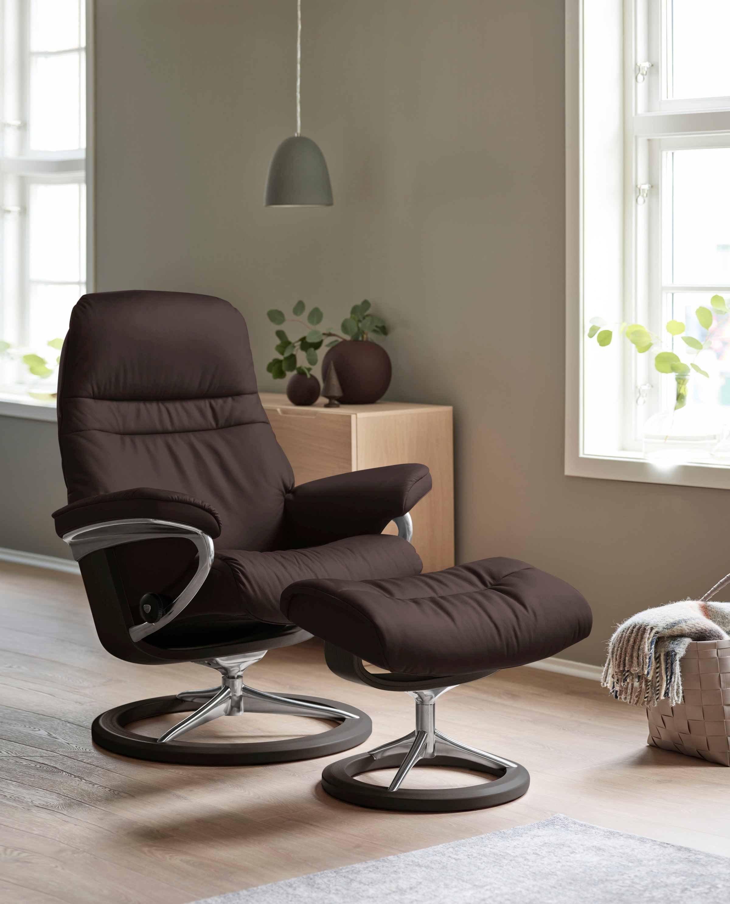 Stressless® Fußhocker »Sunrise«, mit Signature Base, Gestell Wenge