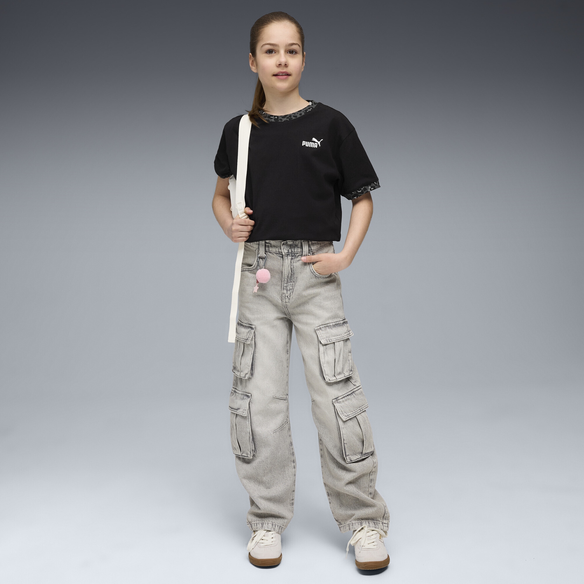 PUMA T-Shirt »Essentials Graphic Animal Relaxed T-Shirt Mädchen«