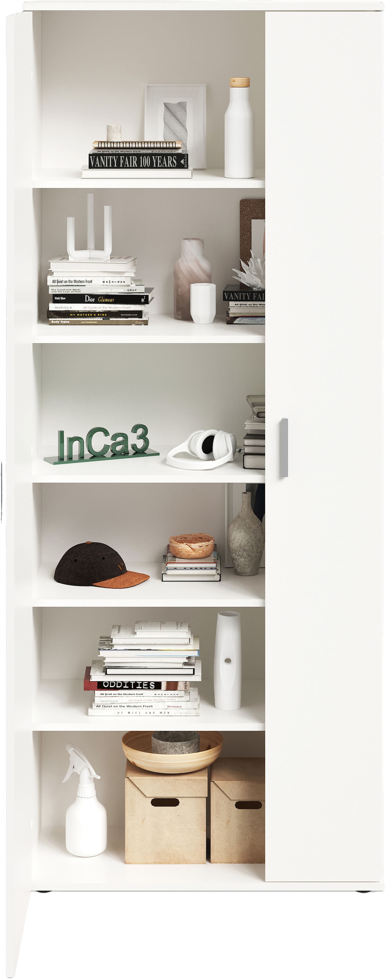 FMD Mehrzweckschrank »Inca 3«, viel Stauraum, mit oder ohne Spiegel