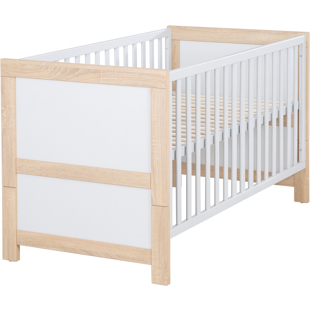 roba® Babymöbel-Set »Matilda«, (Spar-Set, 2 St., Gitterbett, Wickelkommode)