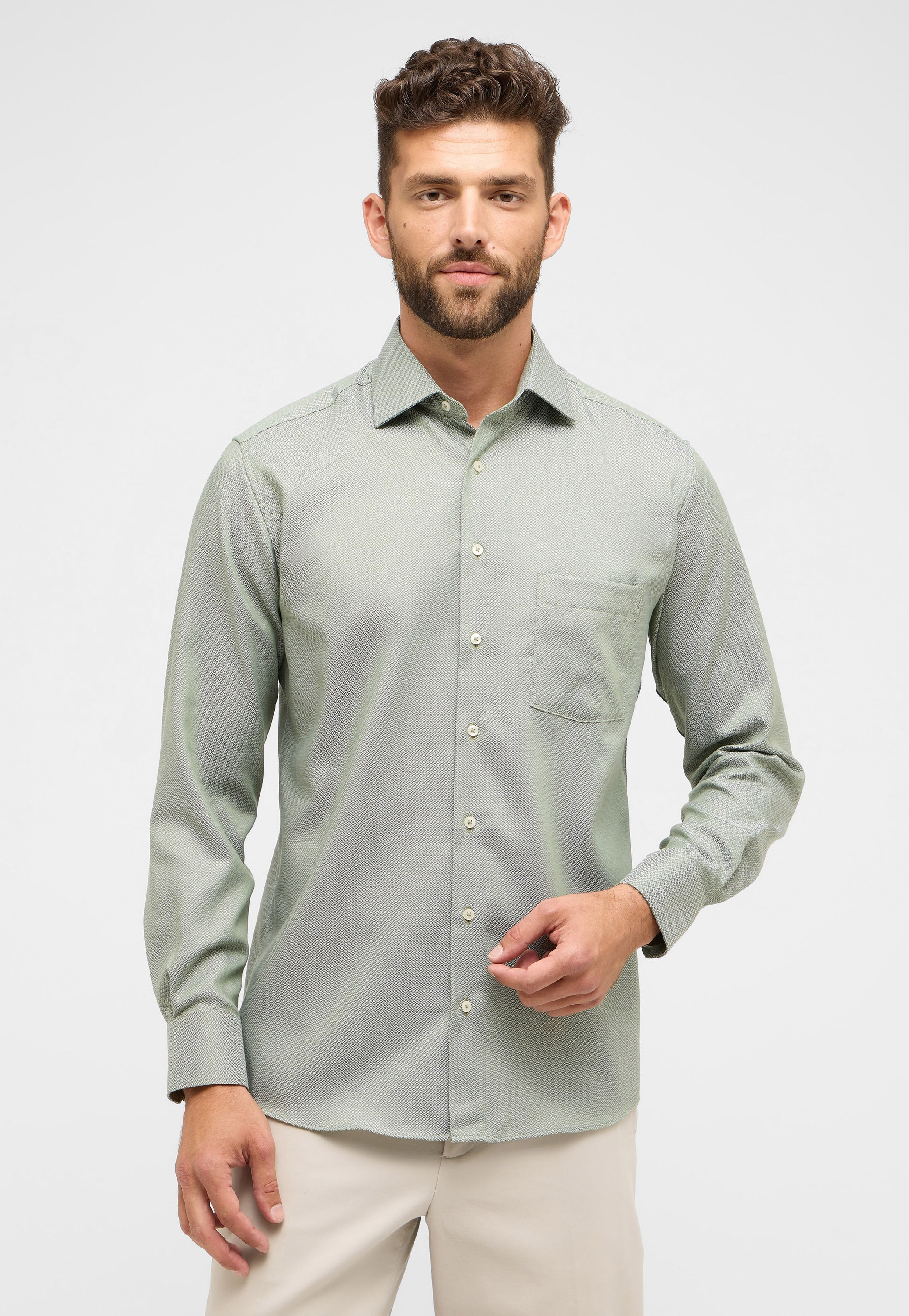 Eterna Langarmhemd "MODERN FIT", NON IRON (bügelfrei) günstig online kaufen