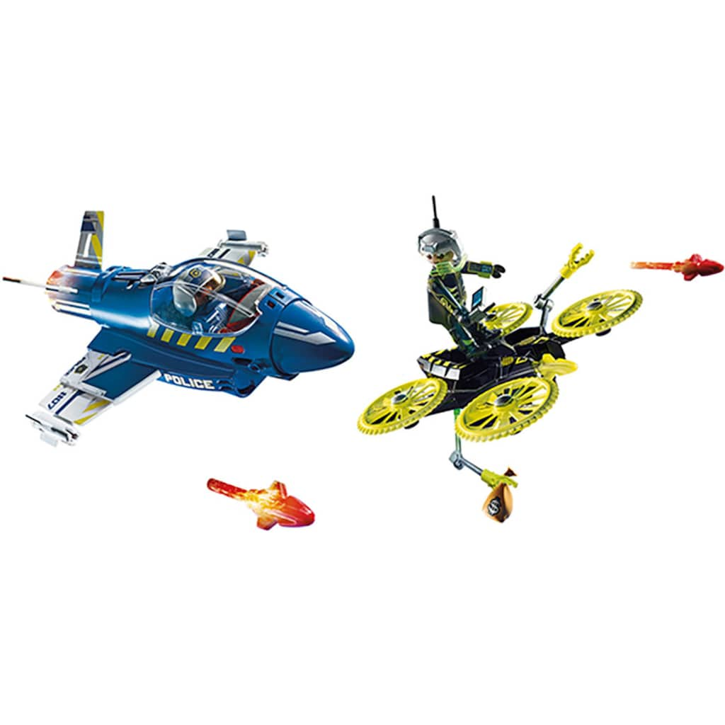 Playmobil® Konstruktions-Spielset »Polizei-Jet: Drohnen-Verfolgung (70780), City Action«, (44 St.)