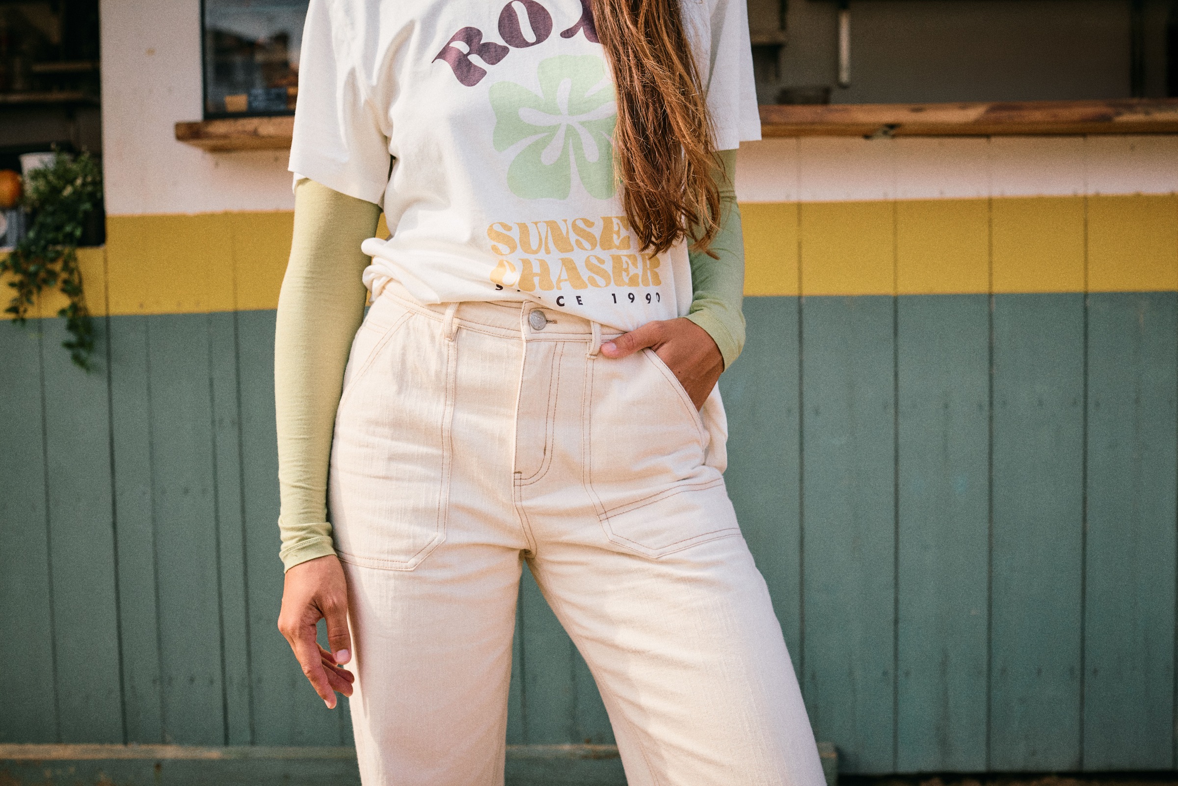 Roxy T-Shirt »HANGLOOSE POSTER«, (1 tlg.)