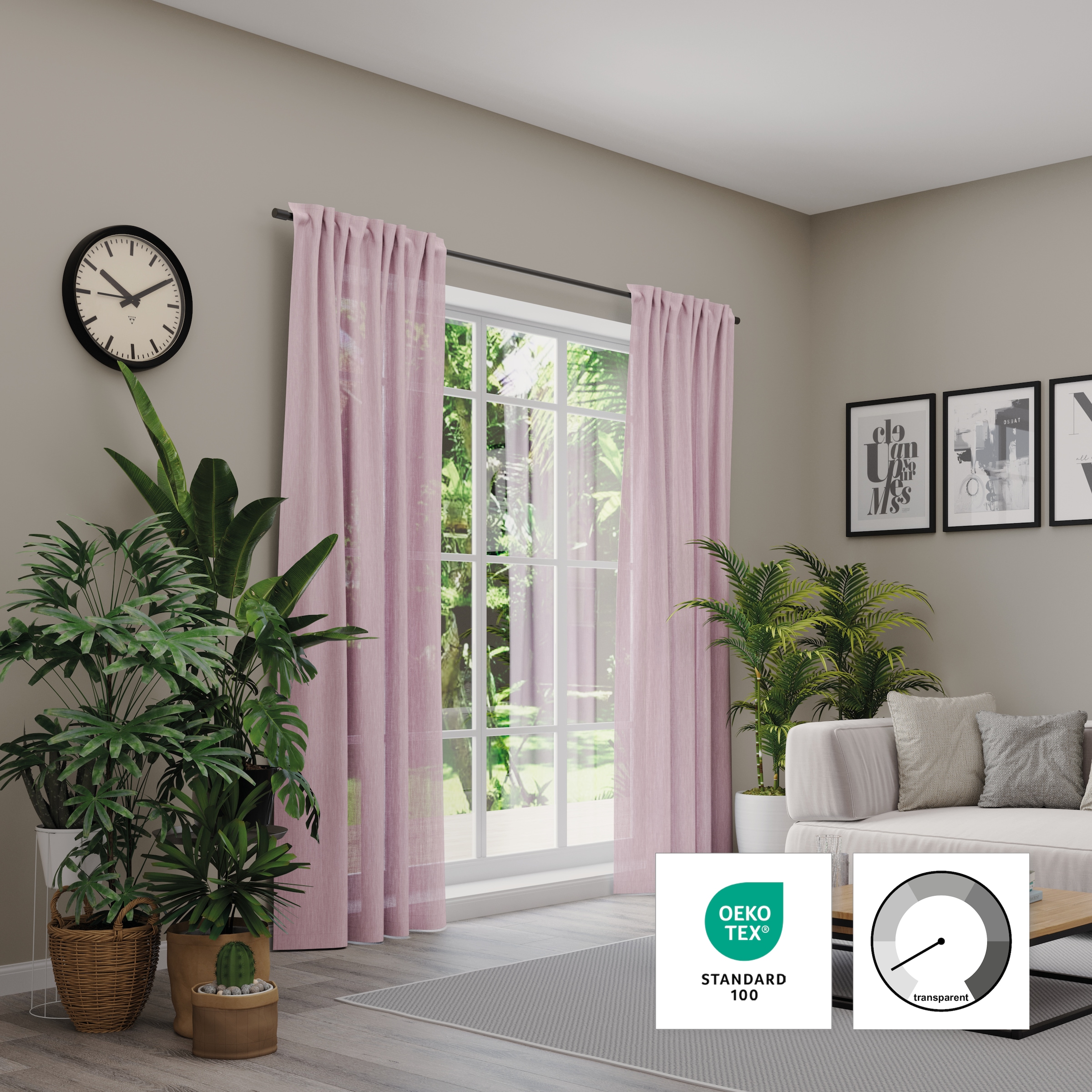 Neutex for you Vorhang "Libre-ECO" Multifunktionsband 1 Stk. tlg. günstig online kaufen
