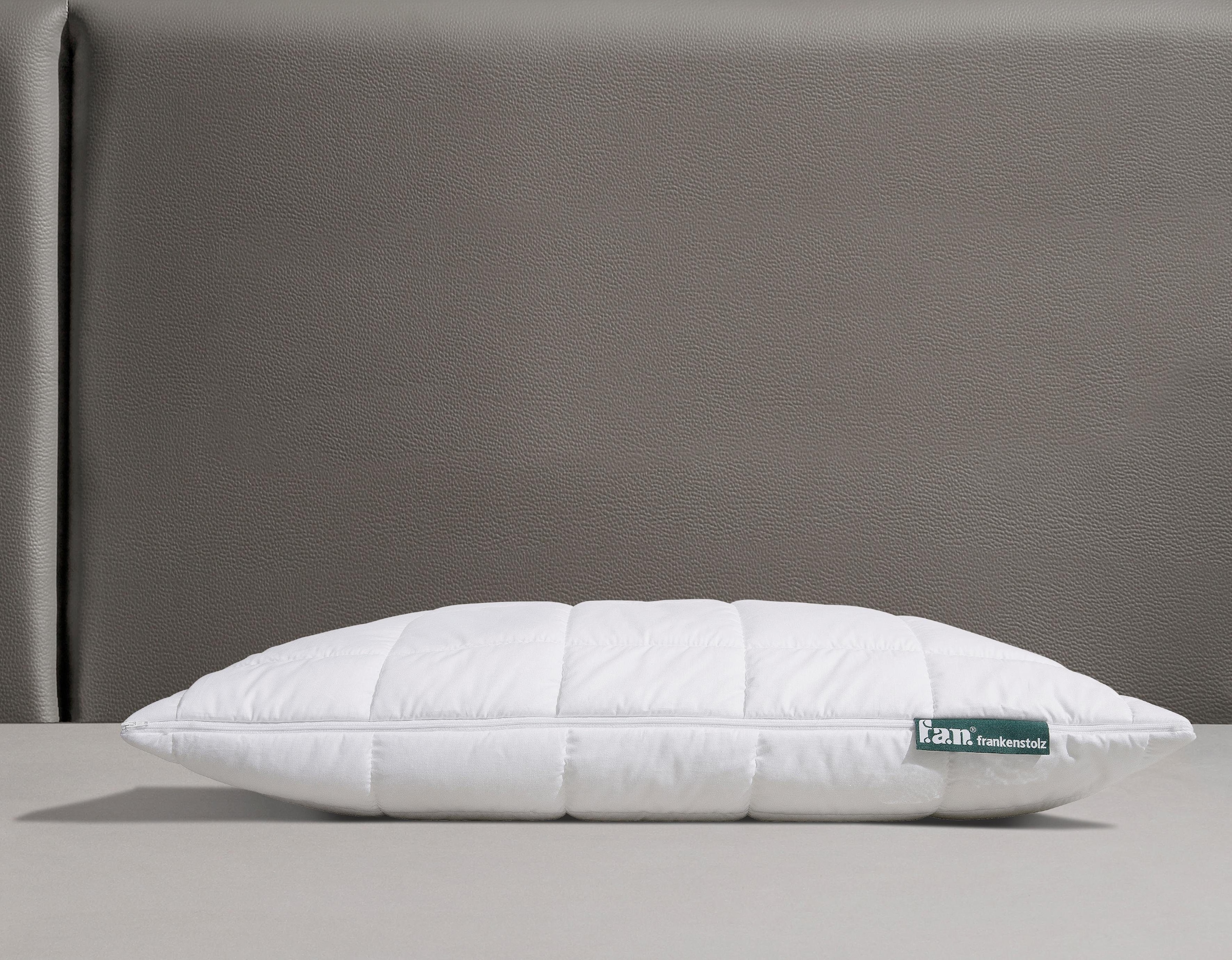 f.a.n. Schlafkomfort Kunstfaserkopfkissen »Greenfirst«, kaufen Bezug: (1 St.) | 100% BAUR Baumwolle
