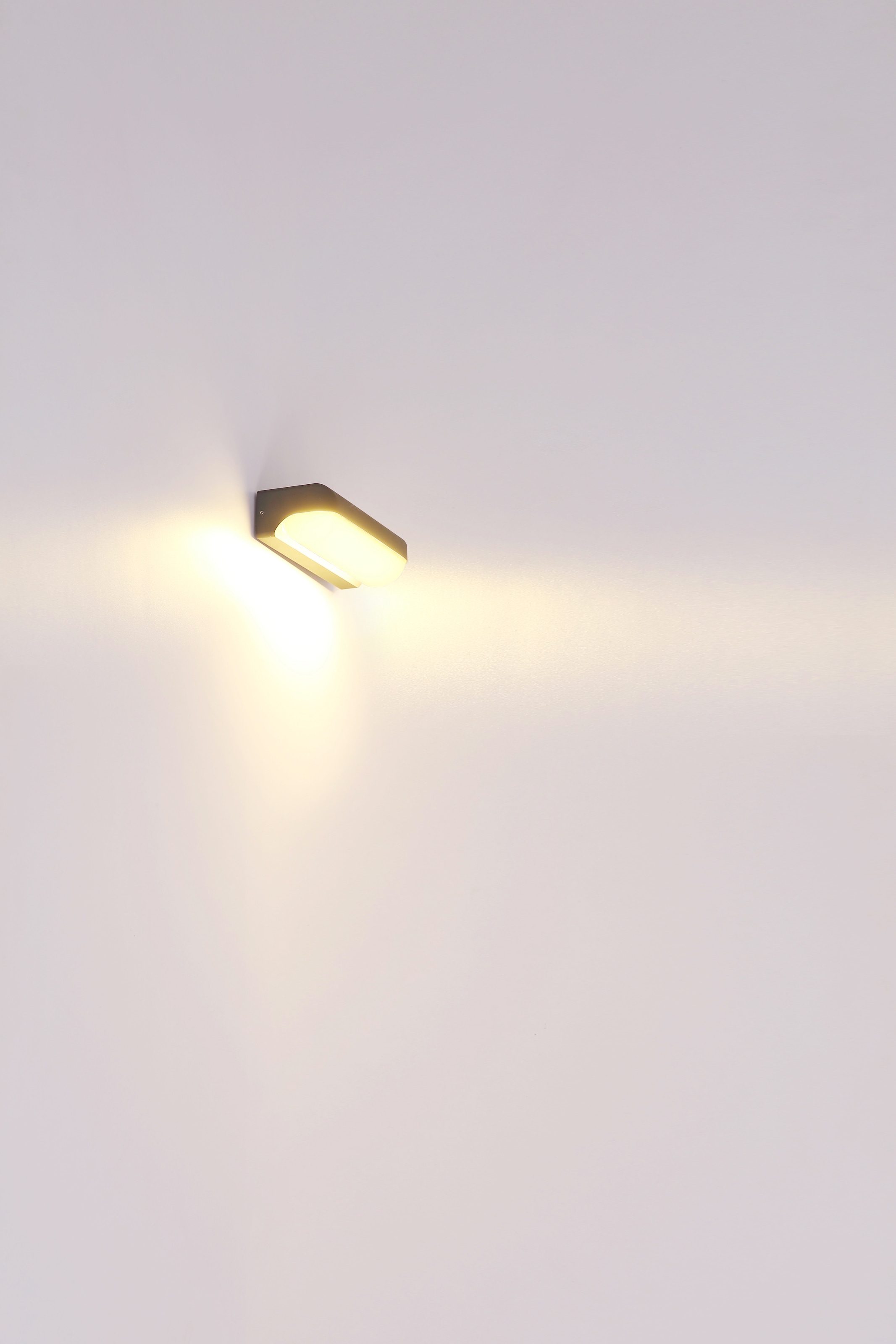 GLOBO LIGHTING LED Außen-Wandleuchte »HONNA«, Leuchtmittel LED-Modul | LED fest integriert, Außenlampe/Lichtschein: abwärts/ IP54/3000K/anthrazit