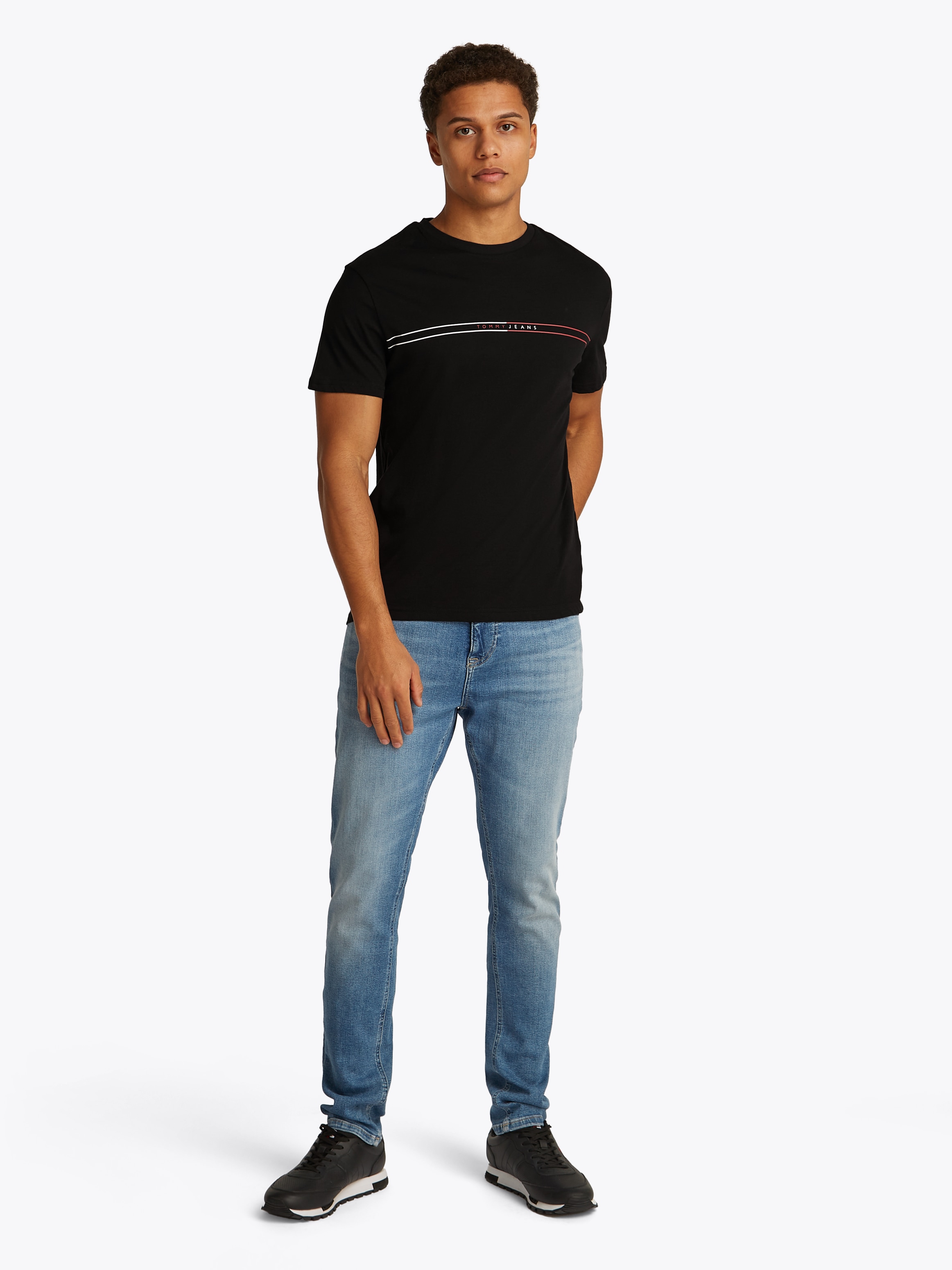 Tommy Jeans T-Shirt »TJM SLM ENTRY GRPHC T EXT 2 PCK«, (Packung, 2 tlg., 2er)