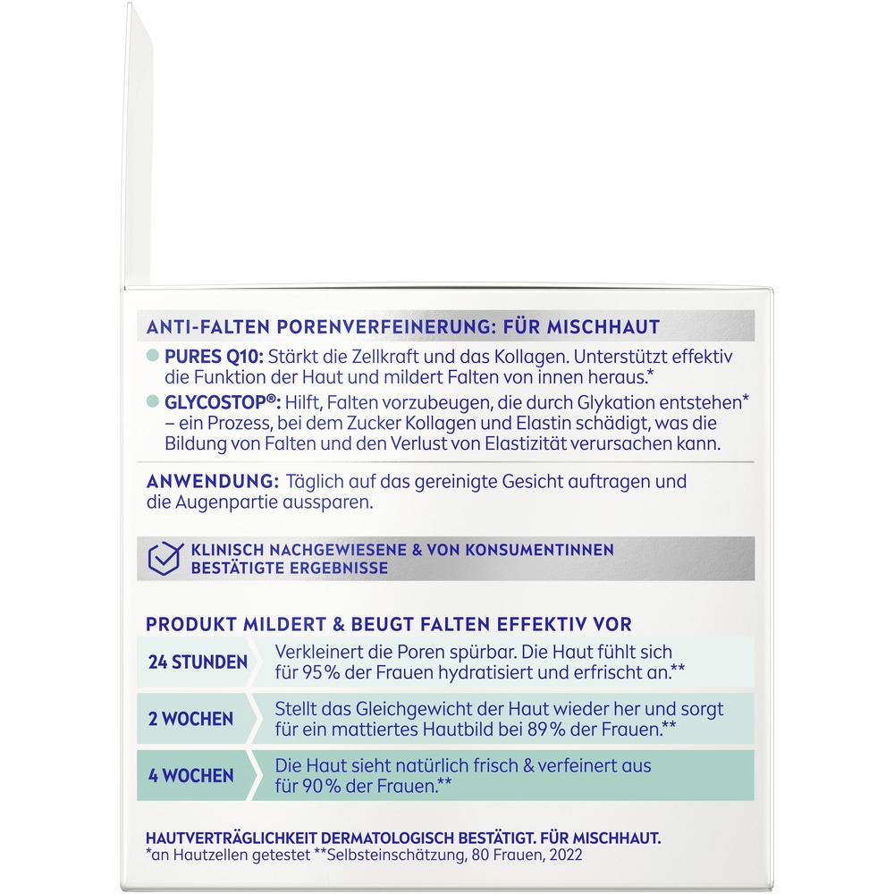 Nivea Tagescreme »Q10 Anti-Falten Power Porenverfeinernde Tagespflege LSF 15« reduziert Falten und strafft die Haut fühlbar