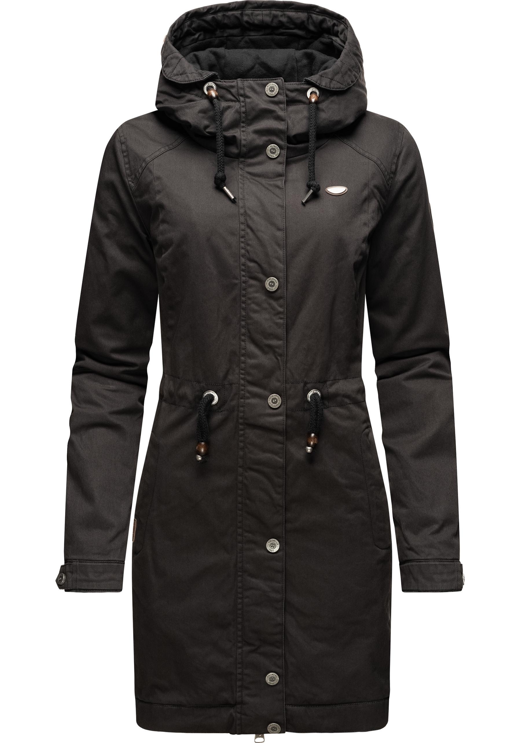 Ragwear Wintermantel »Aurorie Organic«, stylischer Winterparka mit gefütterter Kapuze