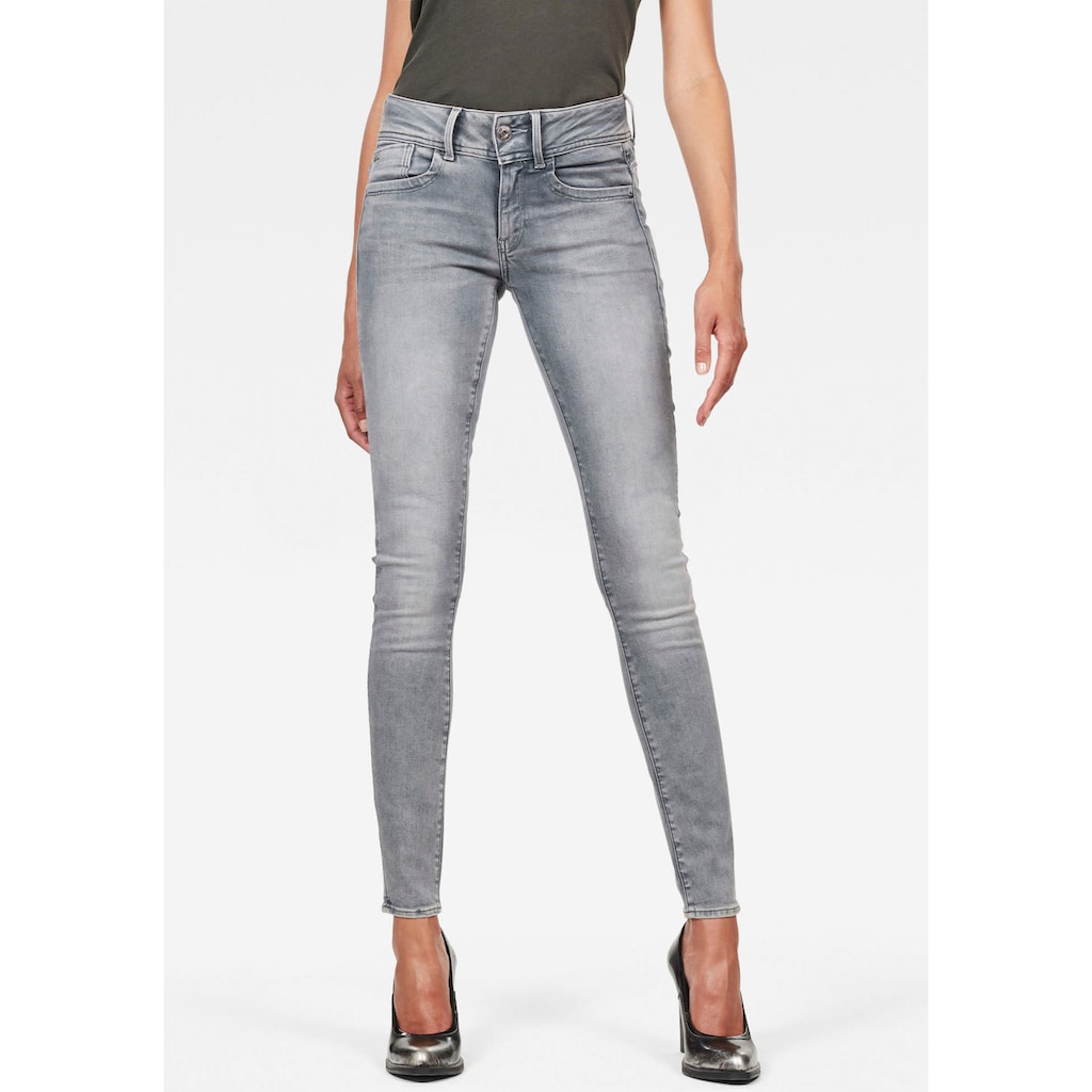 G-Star RAW Skinny-fit-Jeans »Mid Waist Skinny«, mit Elasthan-Anteil