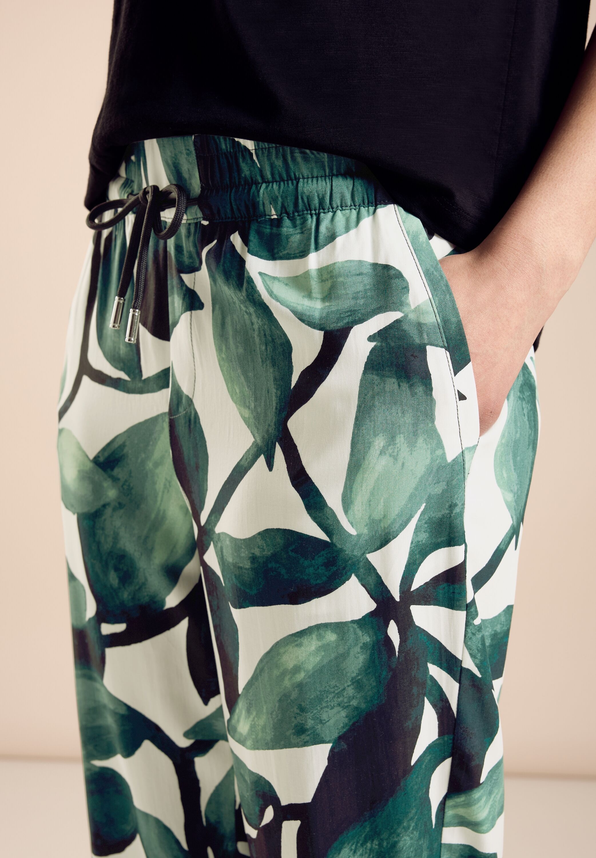 STREET ONE Stoffhose, Middle Waist