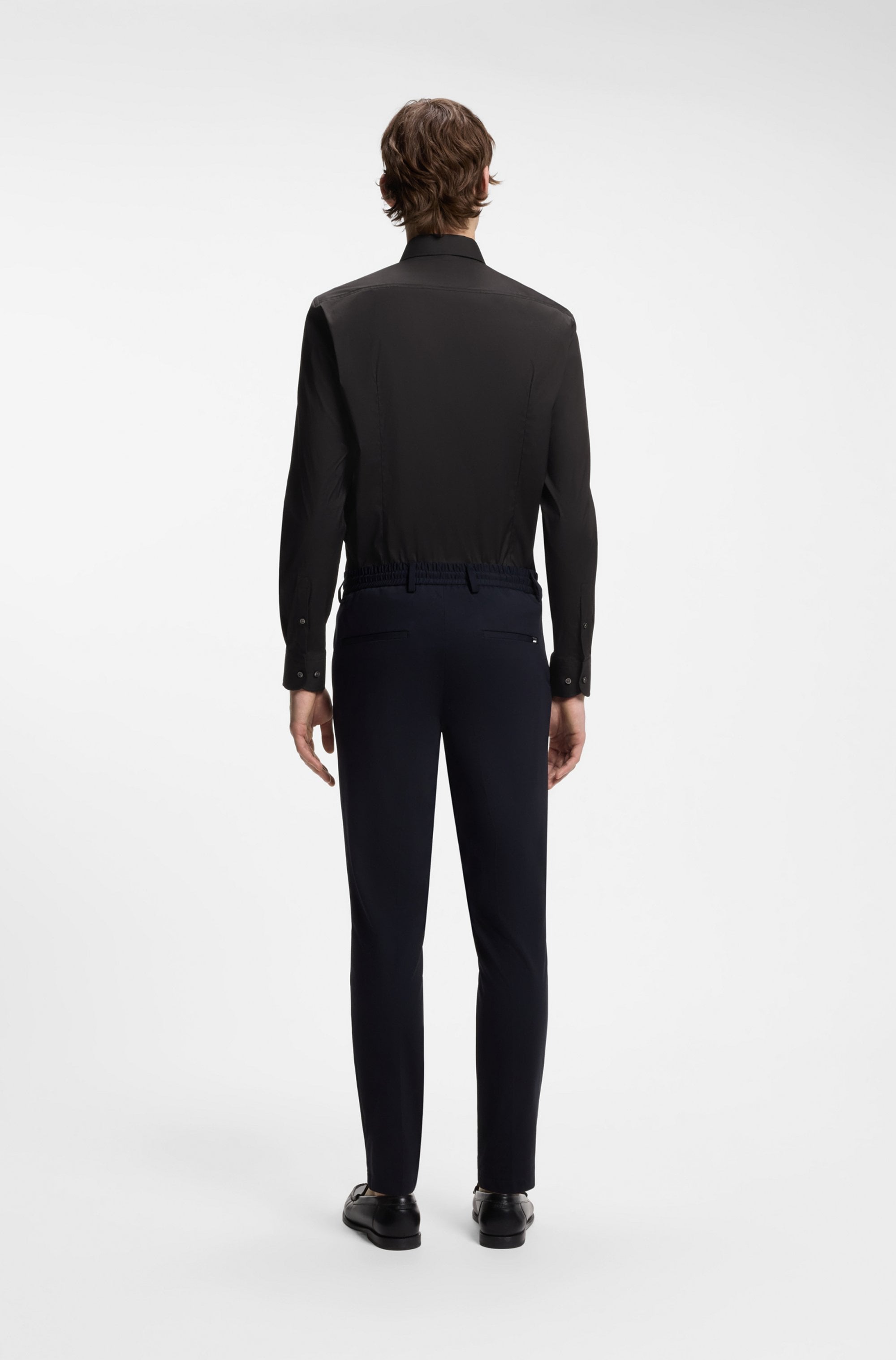 BOSS Businesshemd Slim-Fit, Stretch-Baumwollmix, bügelleicht