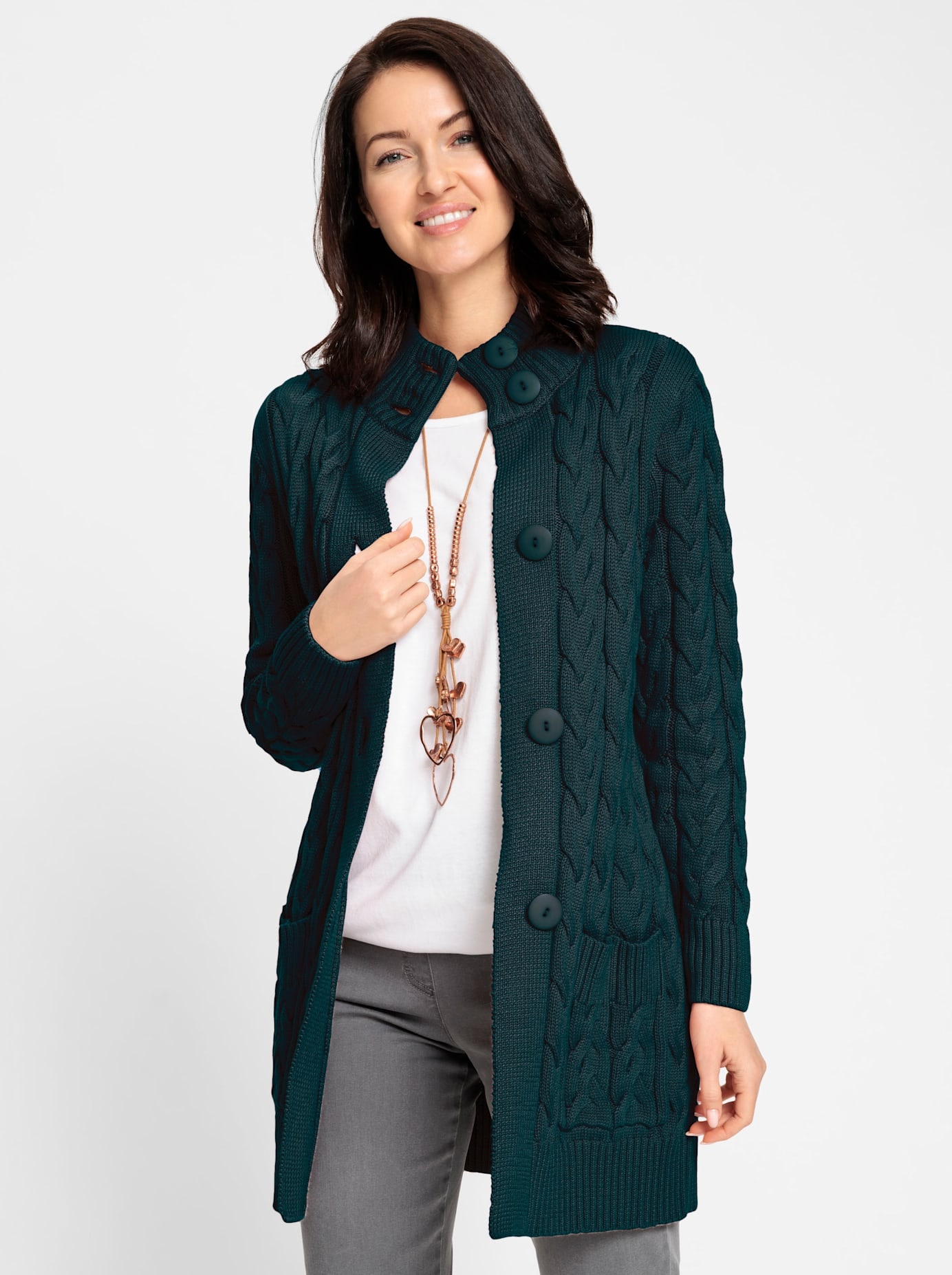 Inspirationen Longstrickjacke günstig online kaufen