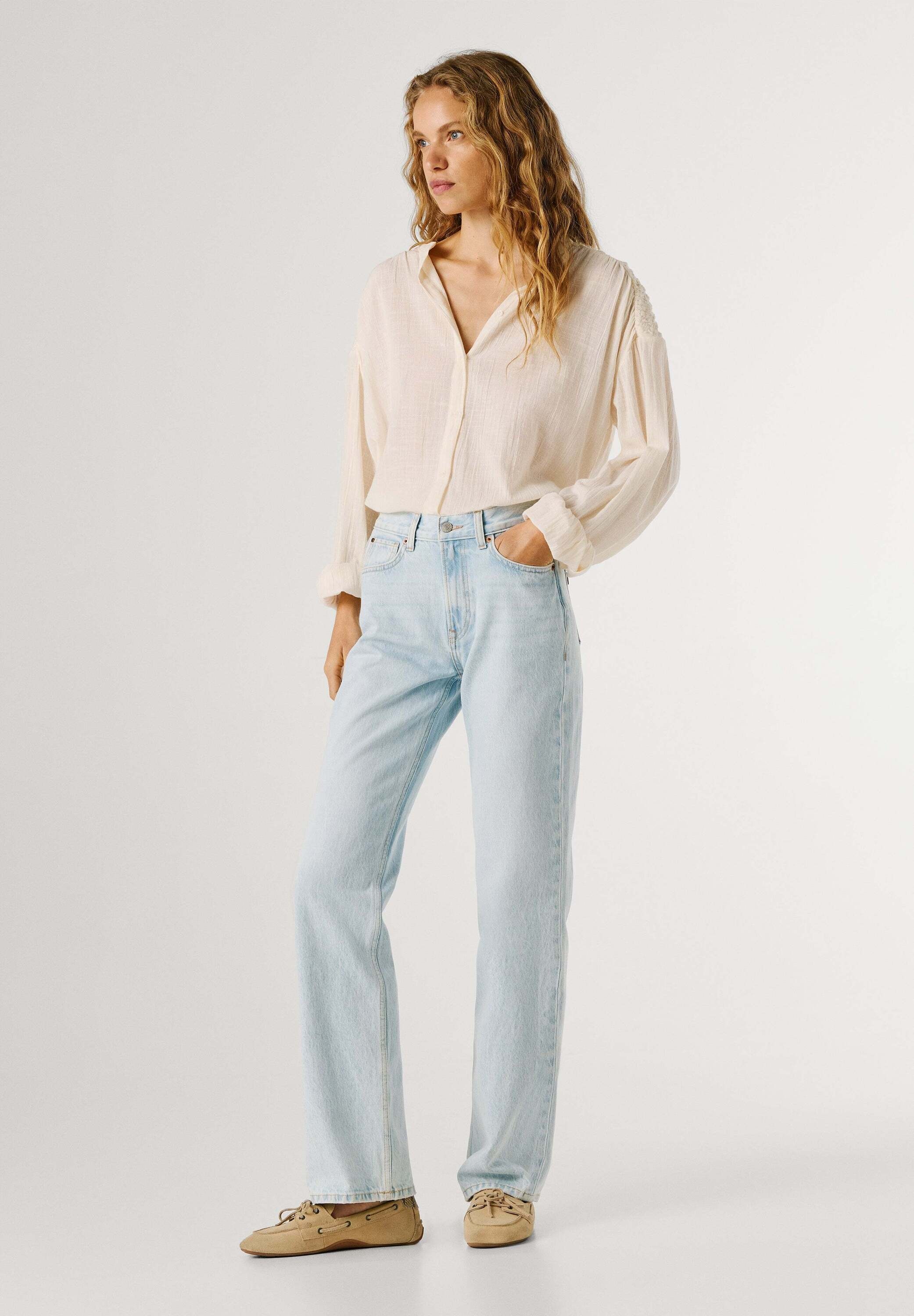 Pepe Jeans Straight-Jeans »straight leg jeans STRAIGHT JEANS HW ROBYN«