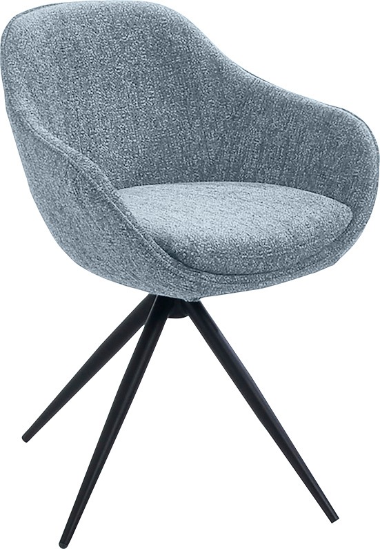 K+W Komfort & Wohnen Drehstuhl "ZOOM" () 4-Fuß Drehstuhl mit Gestell aus Me günstig online kaufen