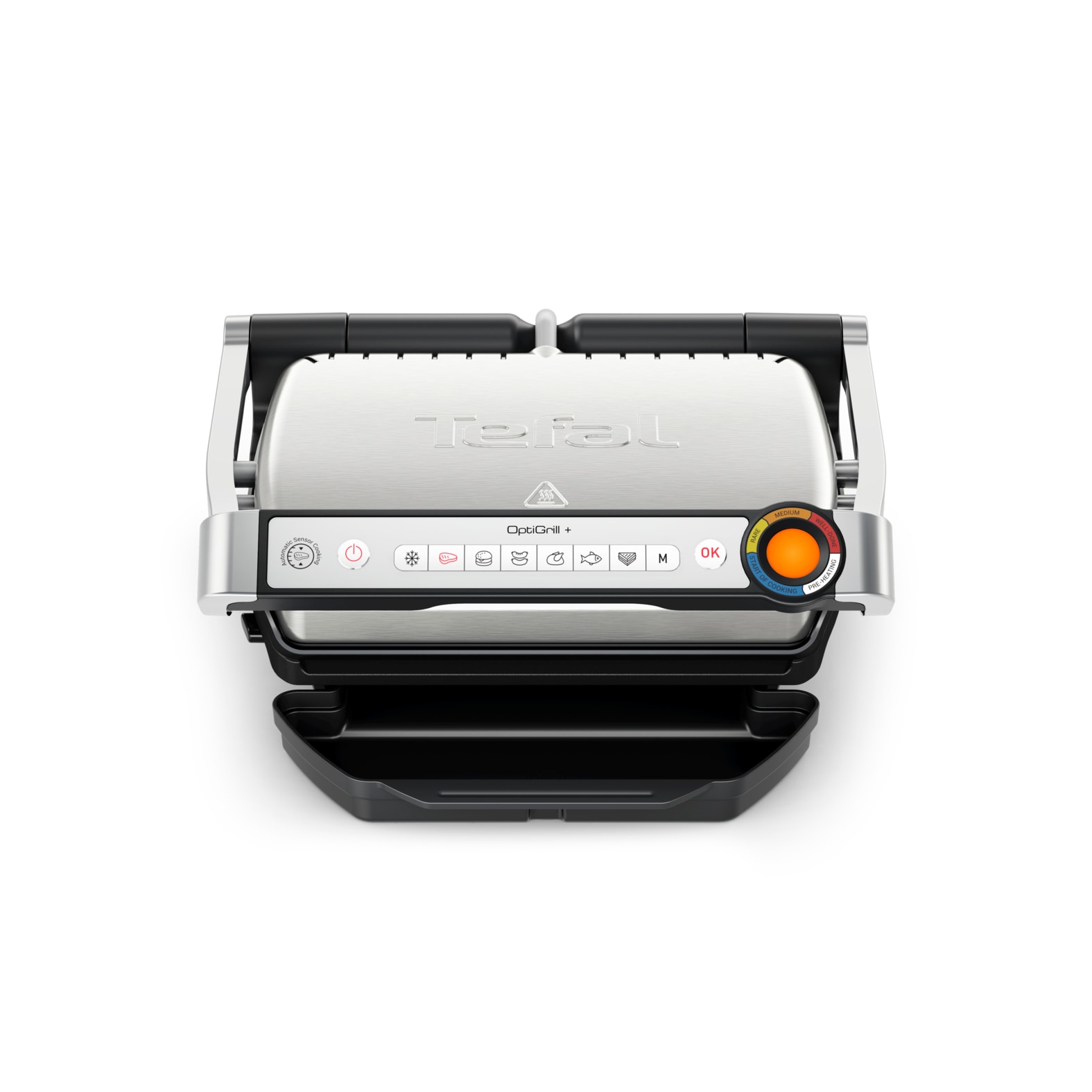 Tefal Kontaktgrill »OptiGrill+, erneuerte Kochstufenanzeige, 6 automatische Programme«, 2000 W, spülmaschinengeeignete Platten, mit Abschaltautomatik, GC717D