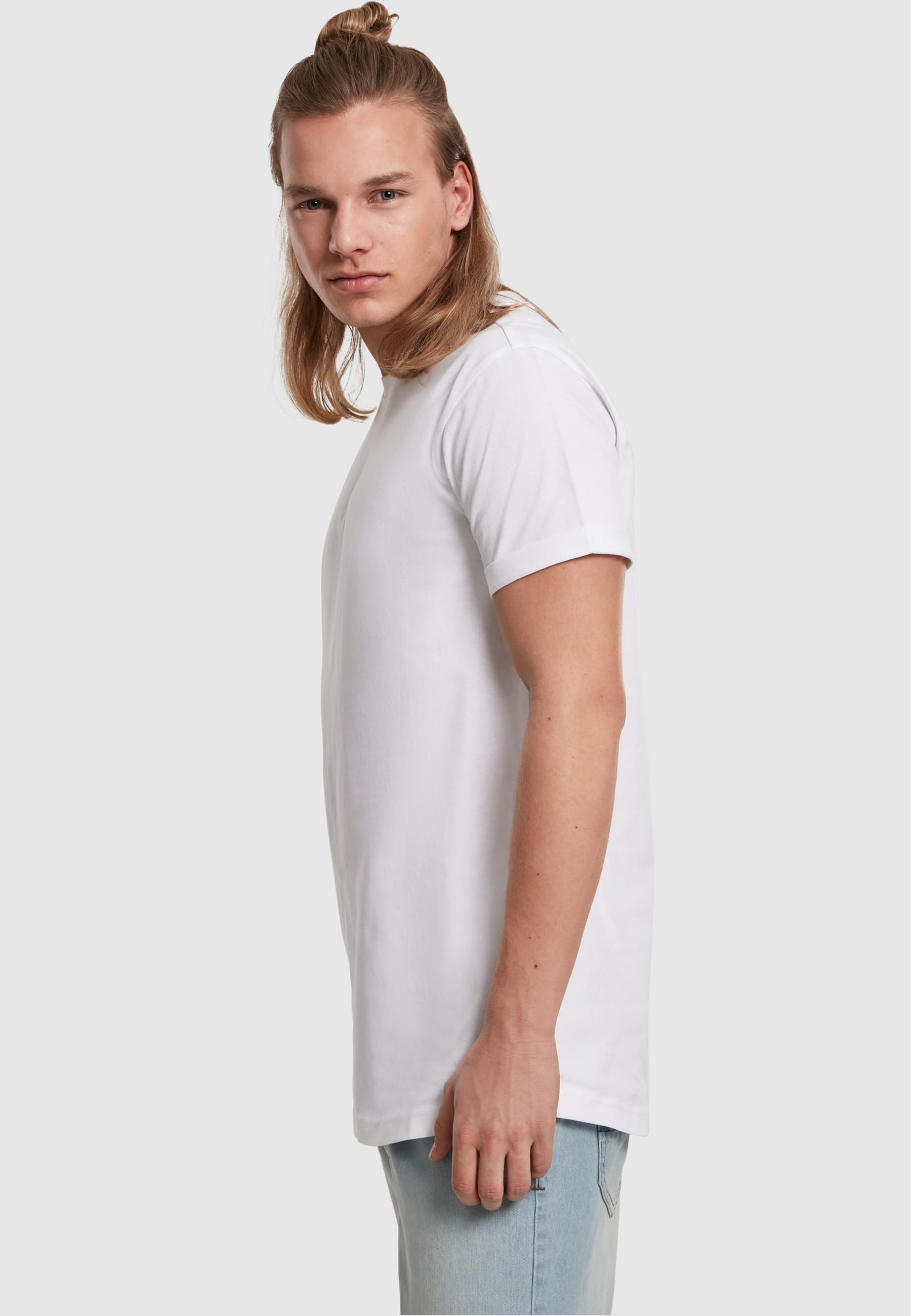 URBAN CLASSICS T-Shirt »Urban Classics Herren Short Shaped Turn Up Tee«, (1 tlg.)