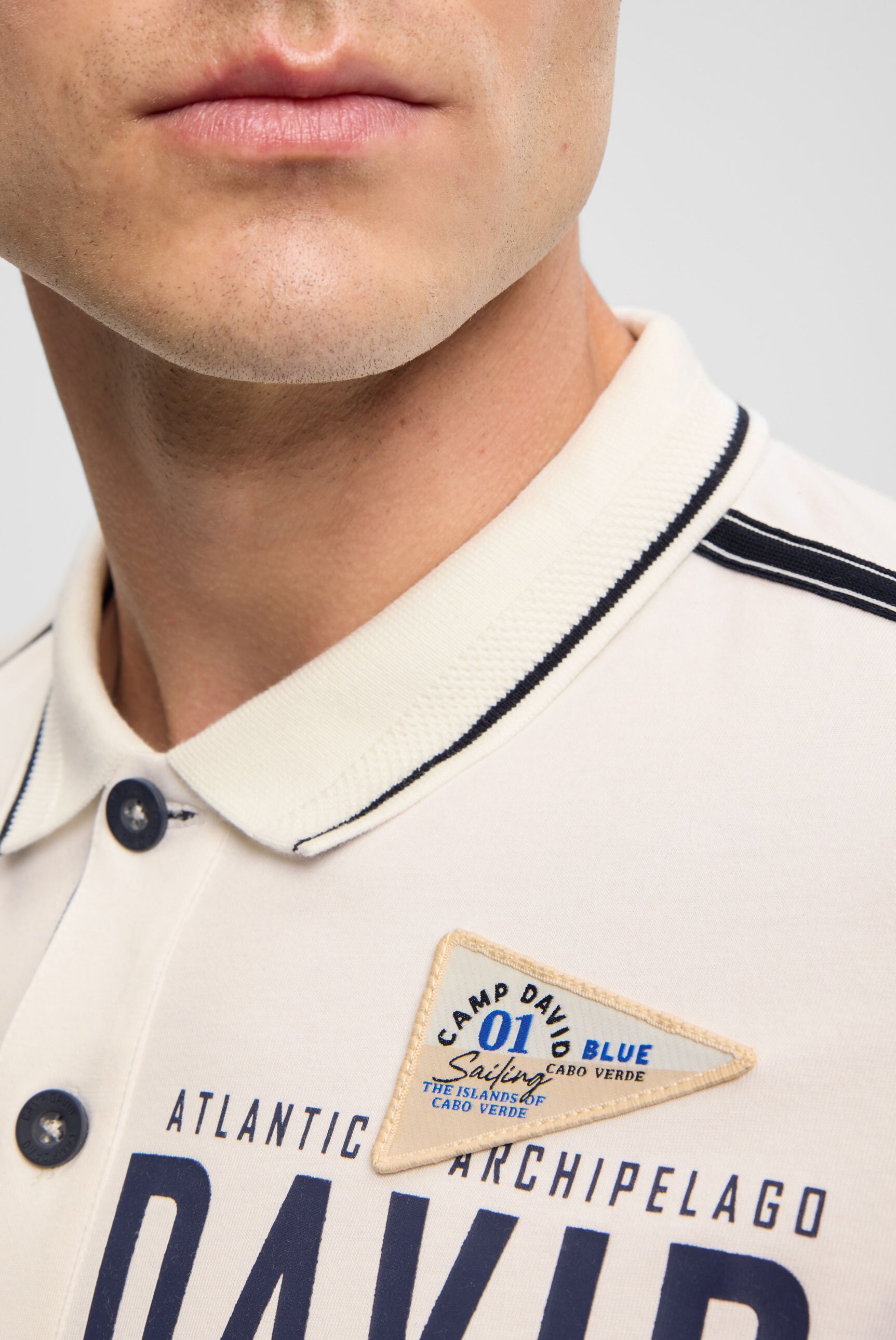 CAMP DAVID Poloshirt aus Baumwolle