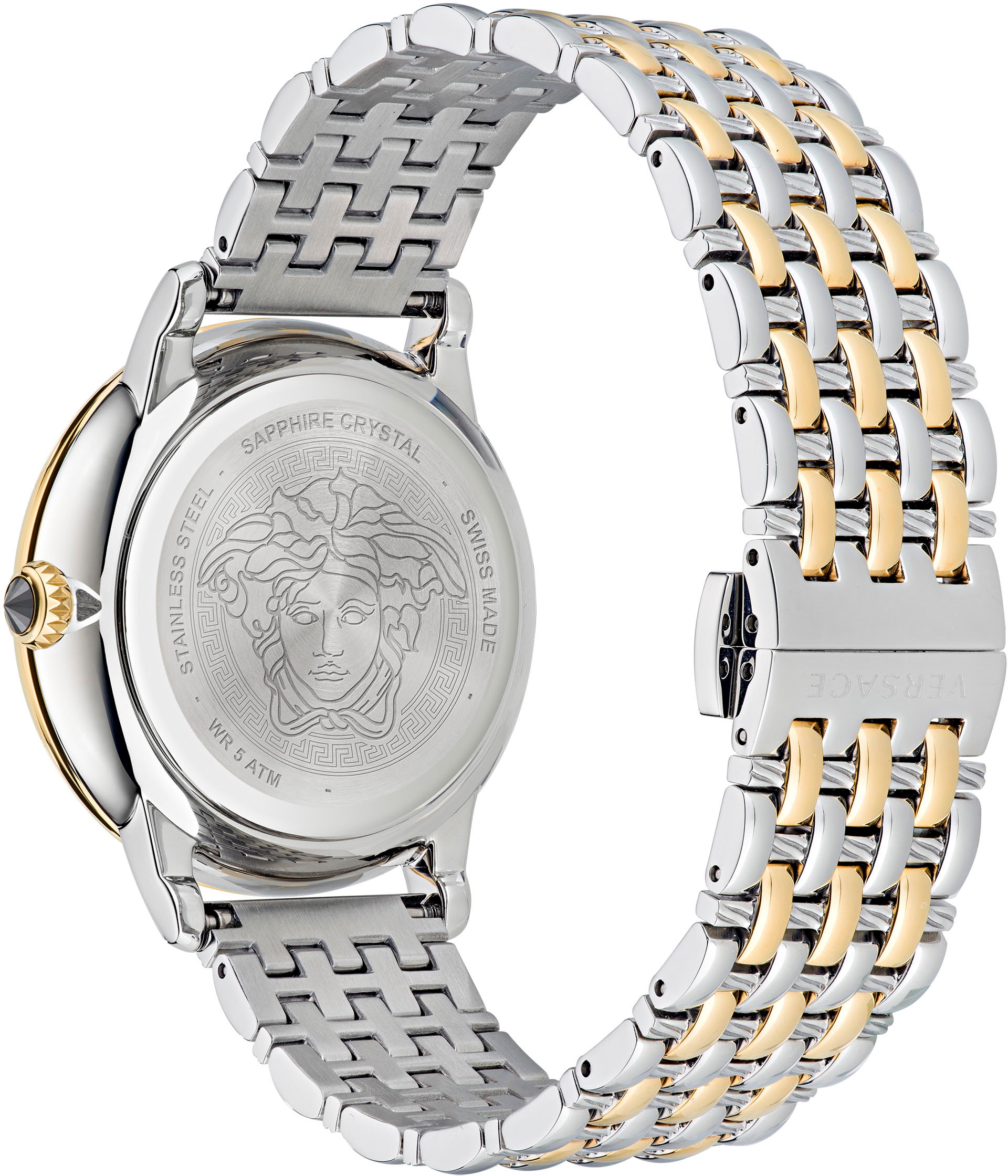 Versace Quarzuhr »MEDUSA ALCHEMY, VE6F00423«, Armbanduhr, Damenuhr, Saphirglas, Swiss Made